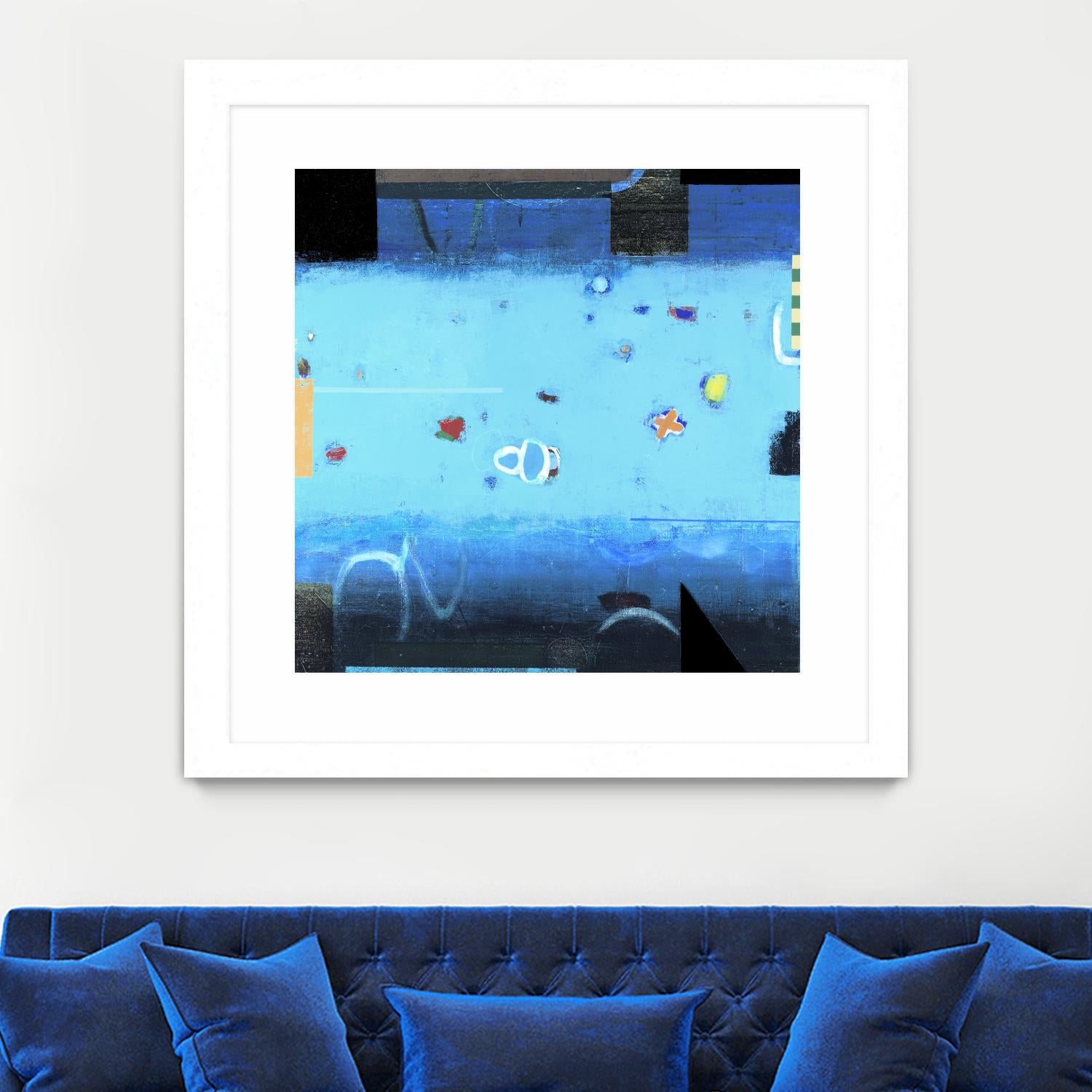 Reflector 1 by David Dauncey on GIANT ART - black abstract