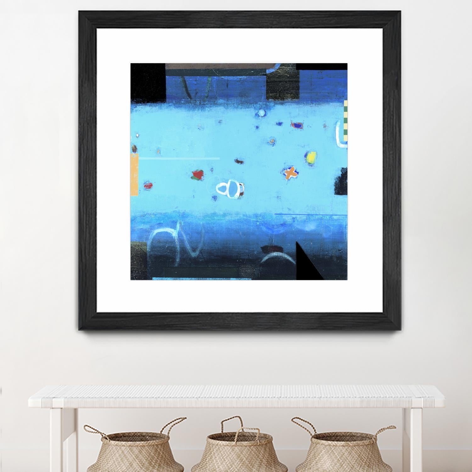 Reflector 1 by David Dauncey on GIANT ART - black abstract