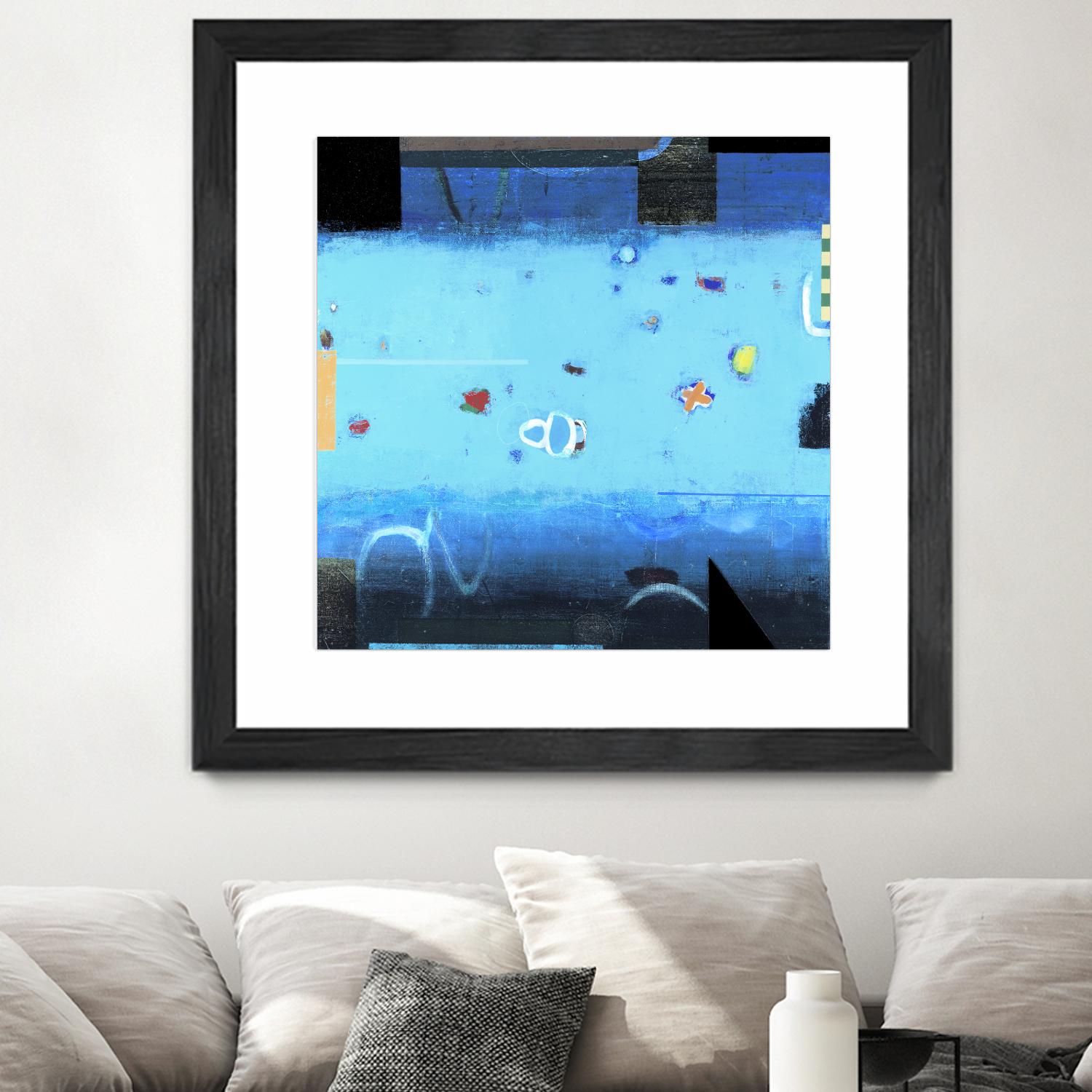 Reflector 1 by David Dauncey on GIANT ART - black abstract