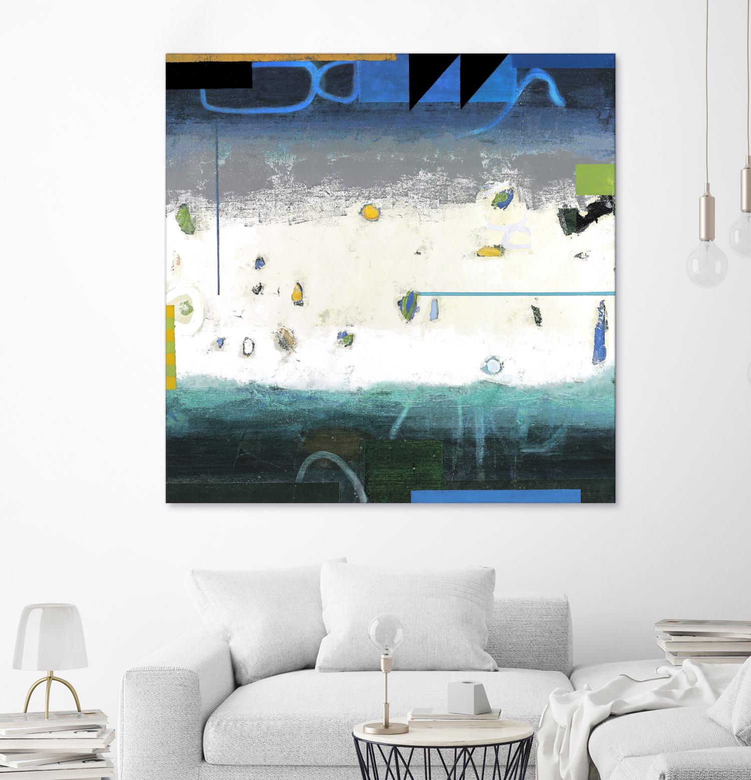 Balm 1 by David Dauncey on GIANT ART - blue abstract