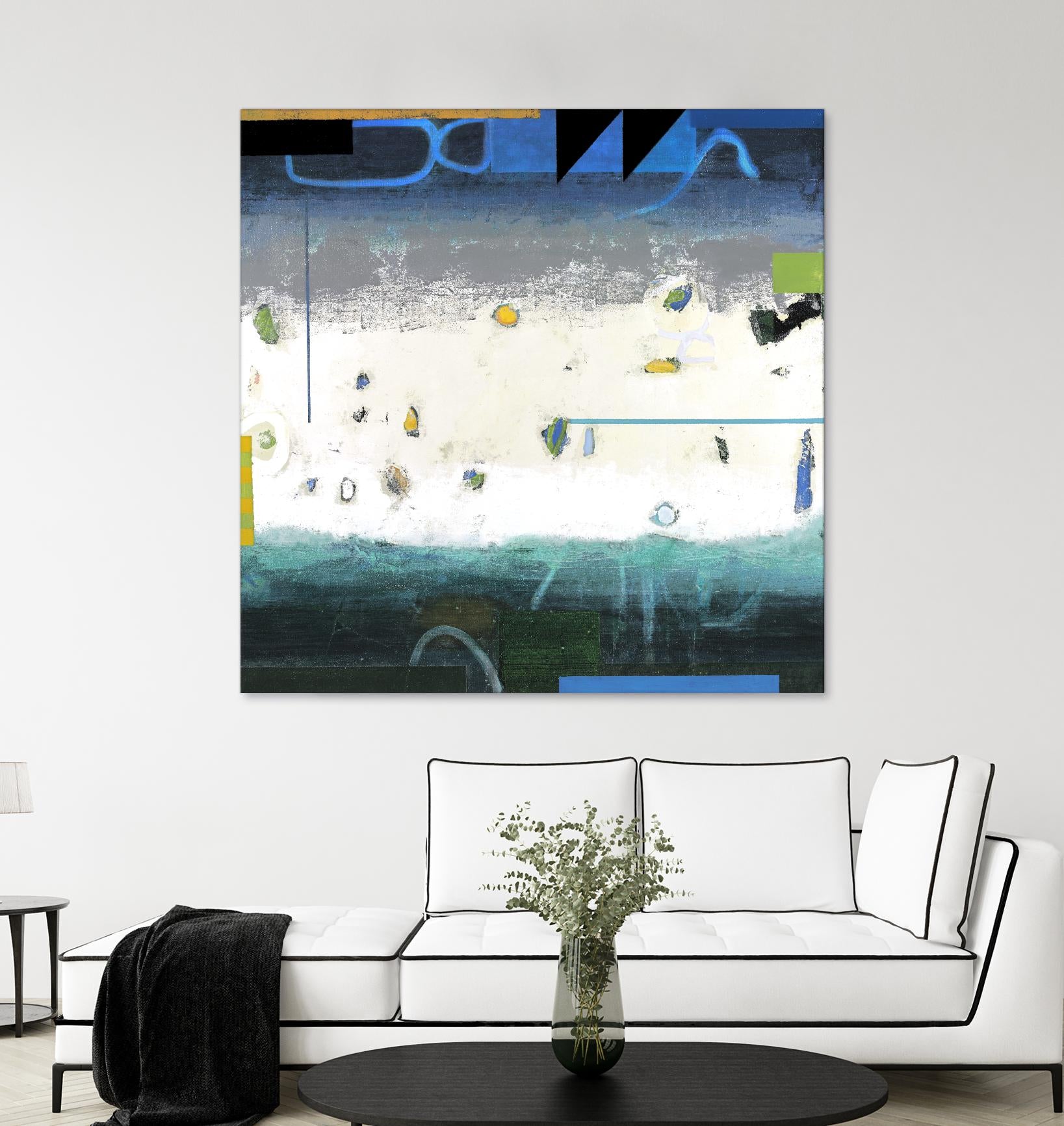 Balm 1 by David Dauncey on GIANT ART - blue abstract