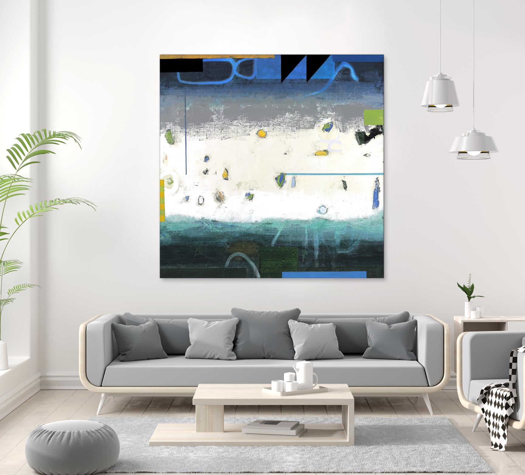 Balm 1 by David Dauncey on GIANT ART - blue abstract