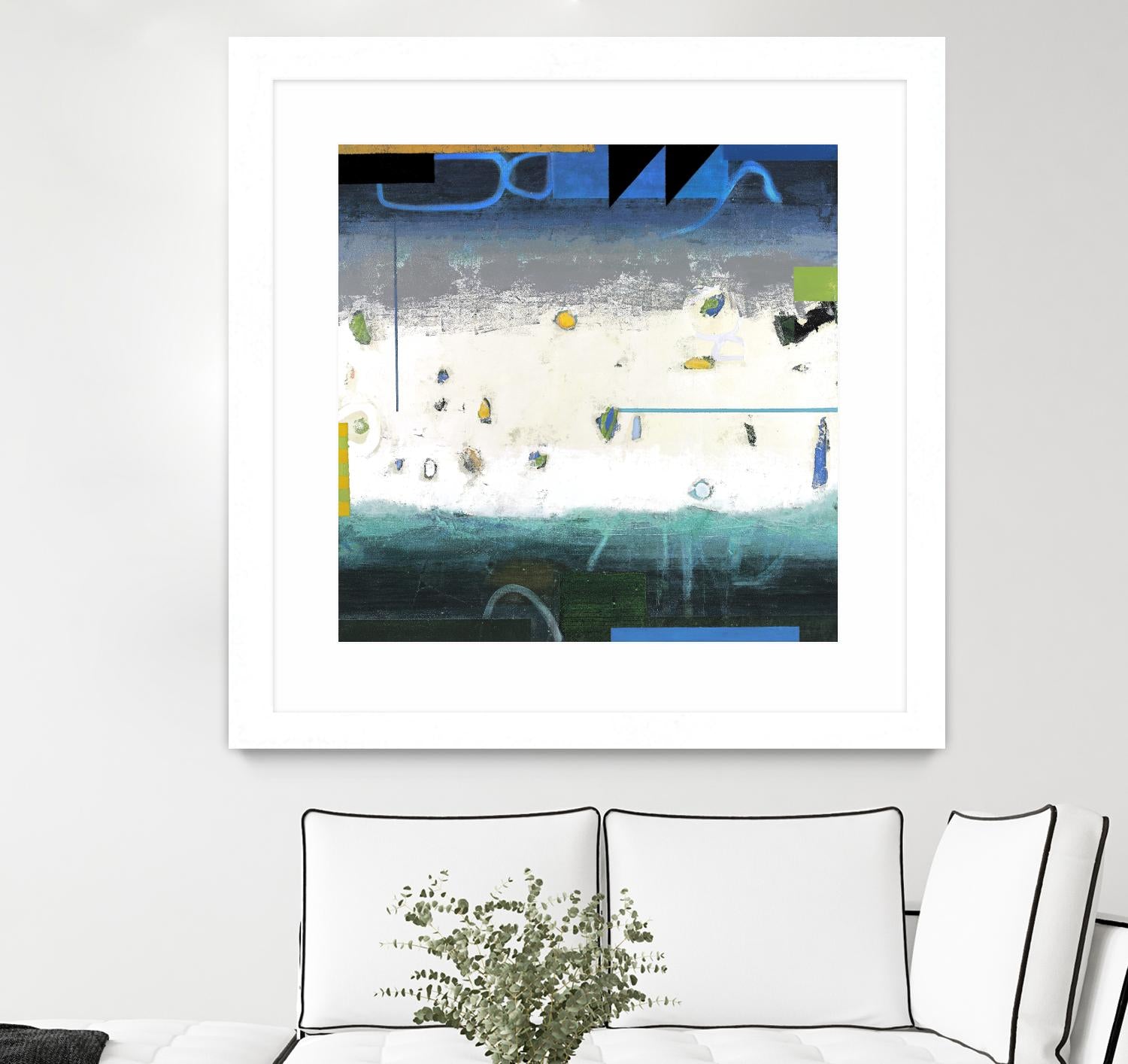 Balm 1 by David Dauncey on GIANT ART - blue abstract