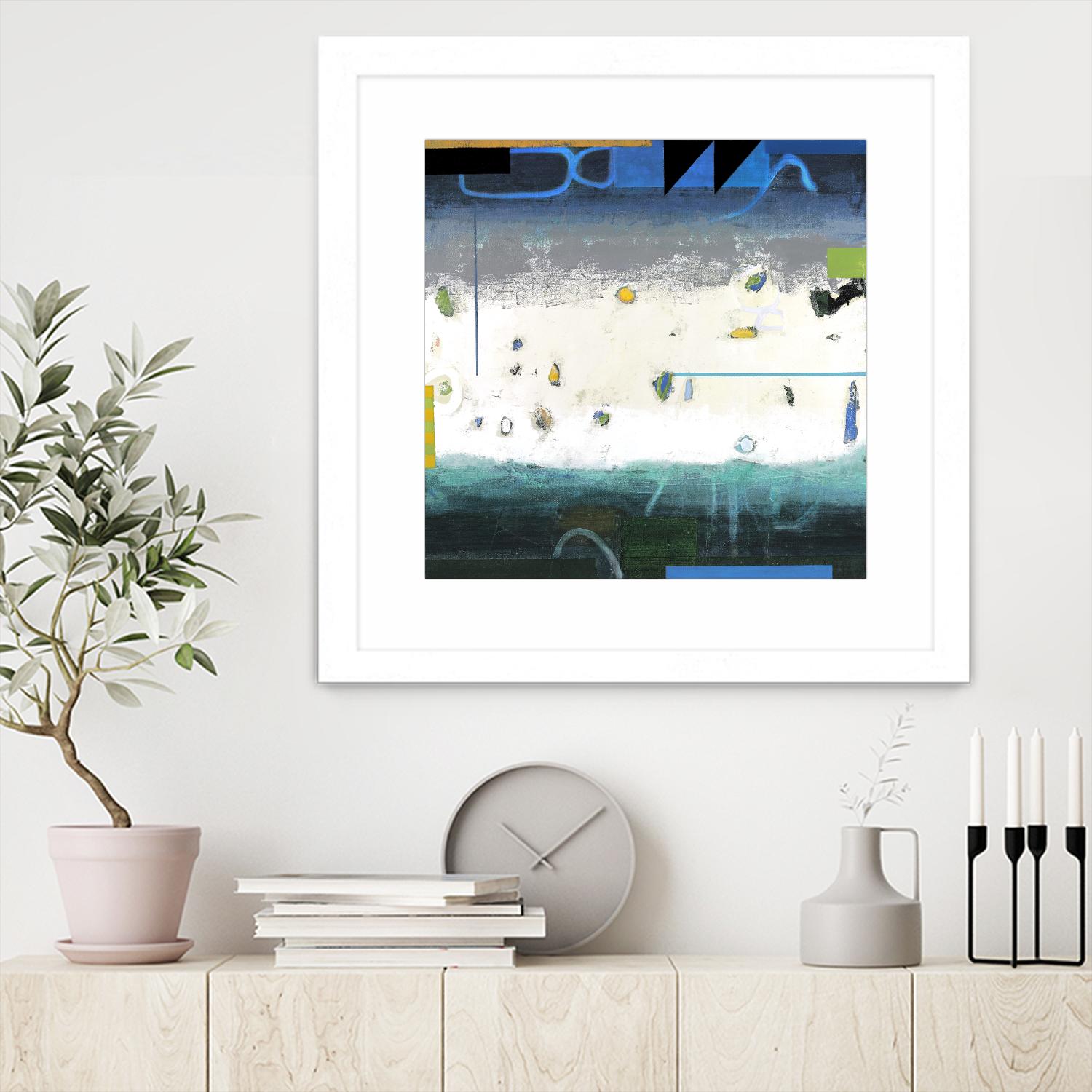 Balm 1 by David Dauncey on GIANT ART - blue abstract