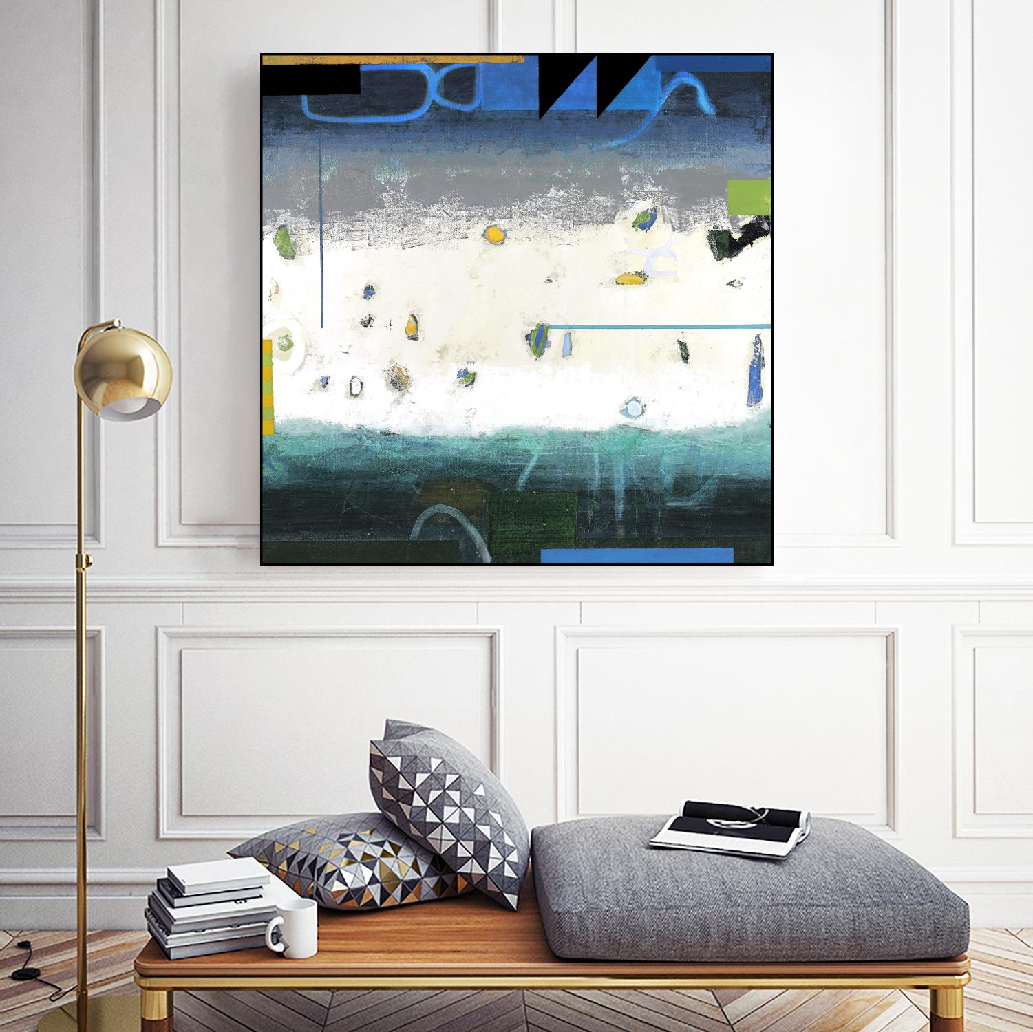 Balm 1 by David Dauncey on GIANT ART - blue abstract