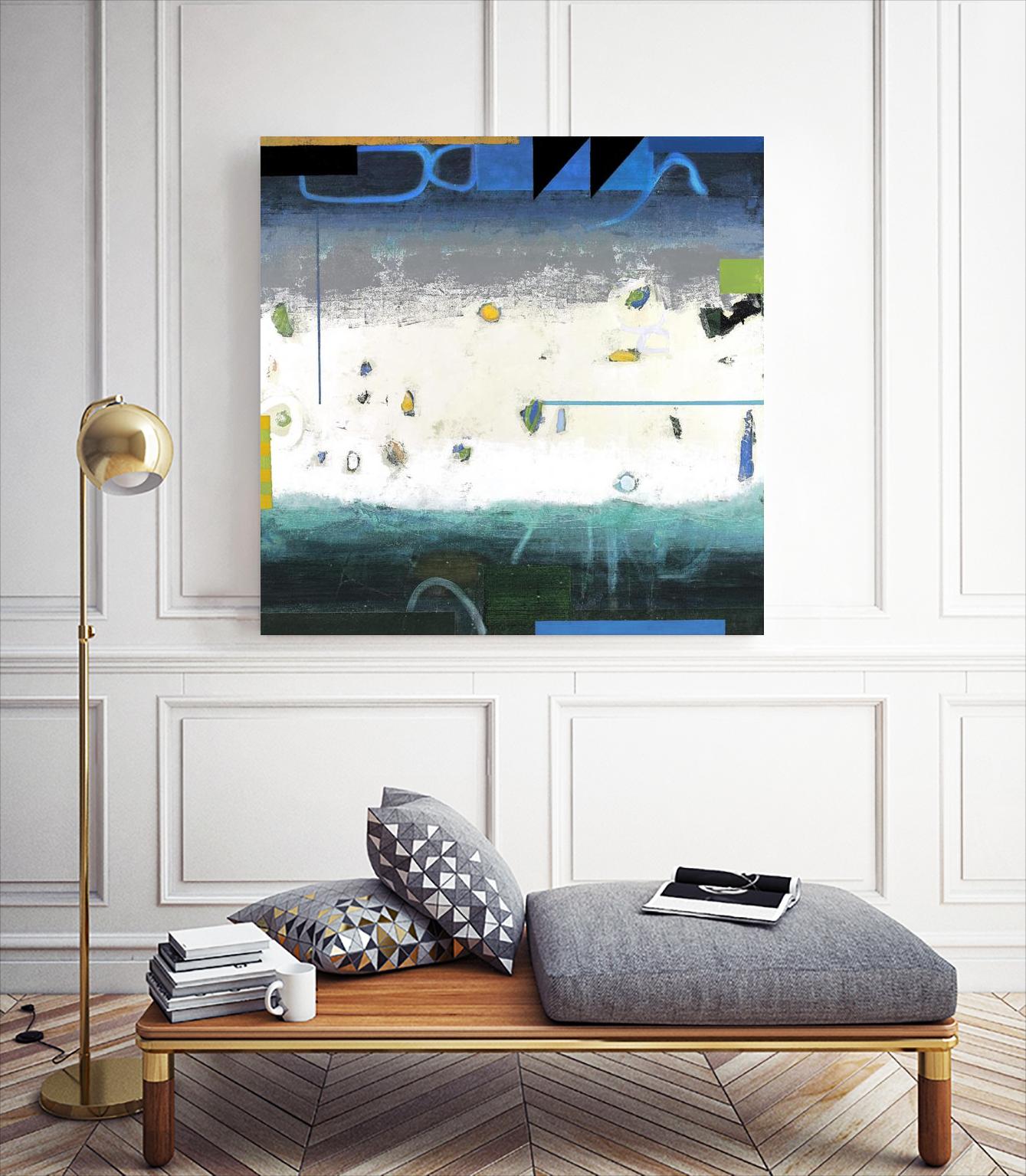 Balm 1 by David Dauncey on GIANT ART - blue abstract