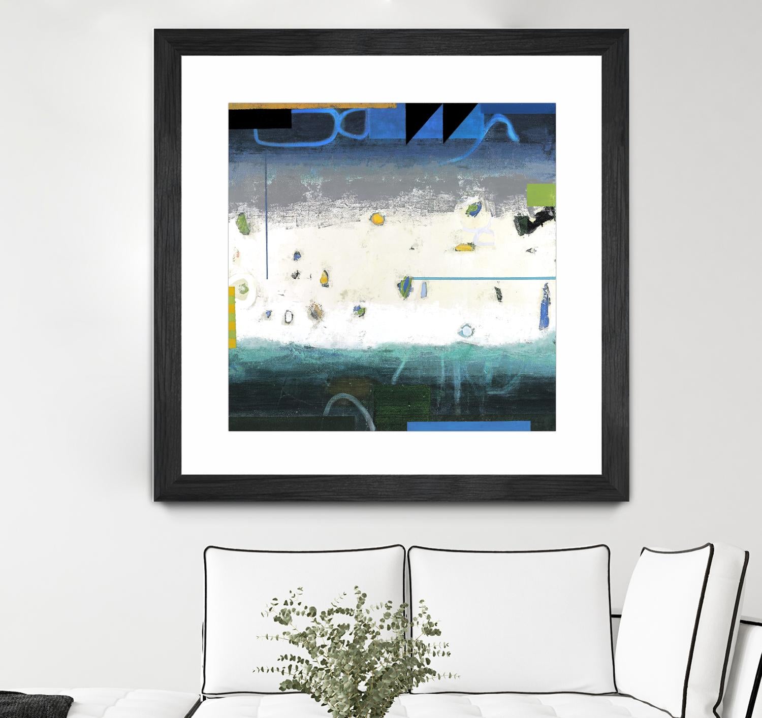 Balm 1 by David Dauncey on GIANT ART - blue abstract