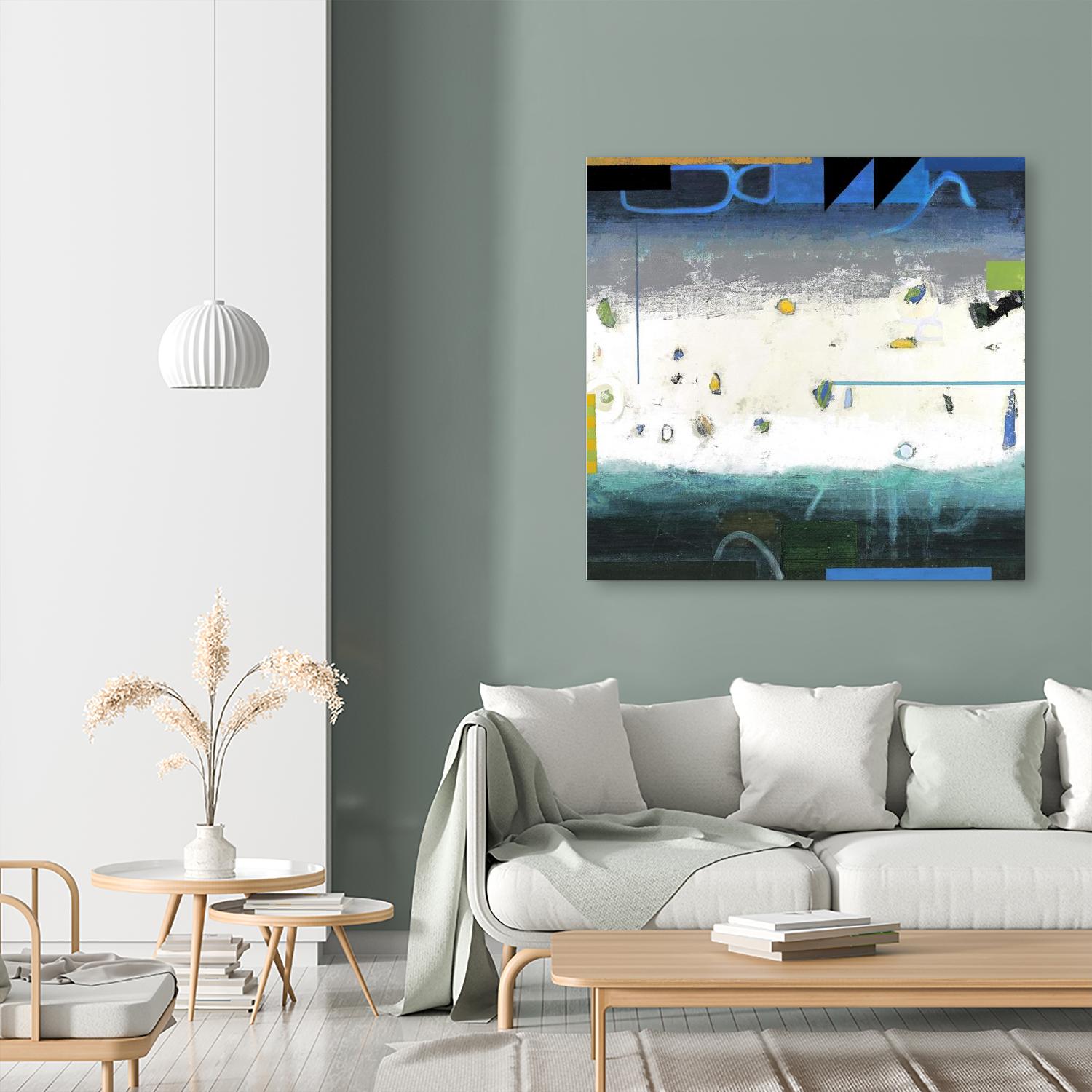 Balm 1 by David Dauncey on GIANT ART - blue abstract