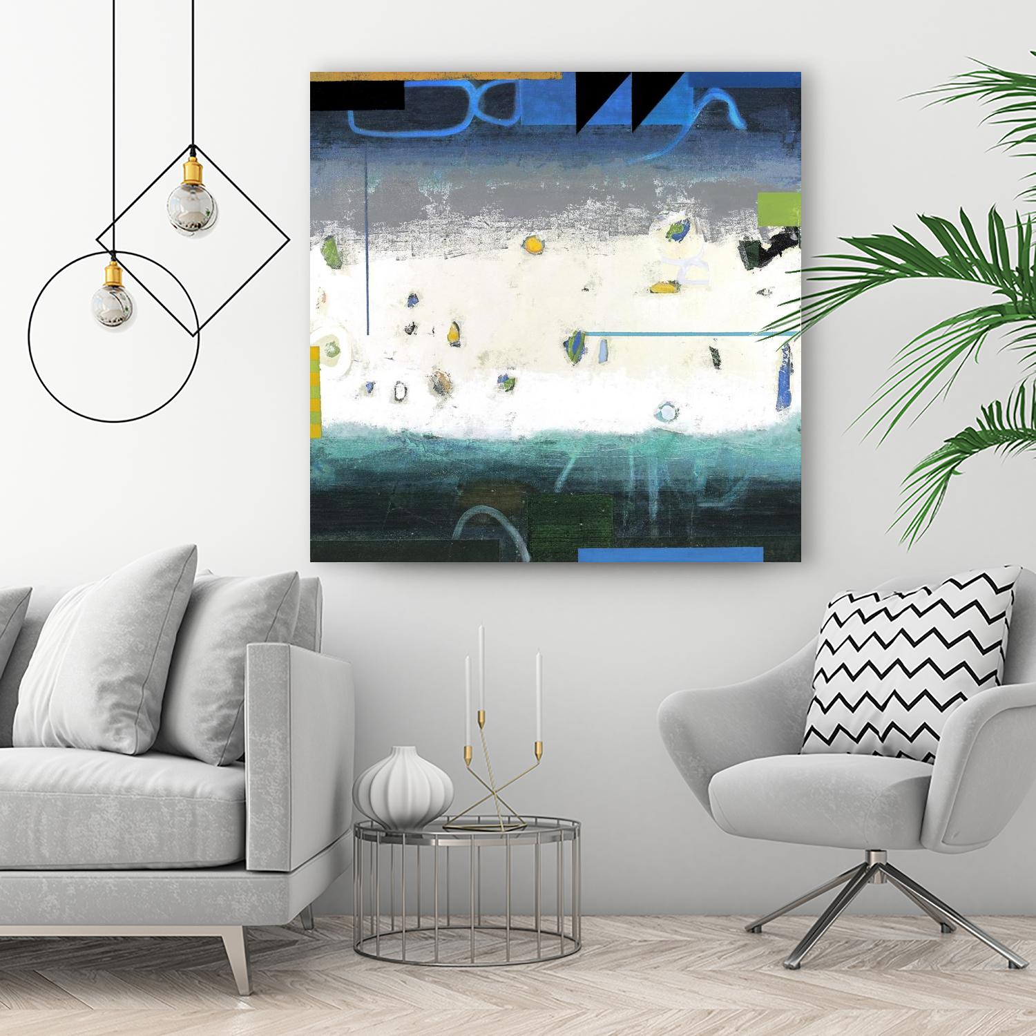 Balm 1 by David Dauncey on GIANT ART - blue abstract