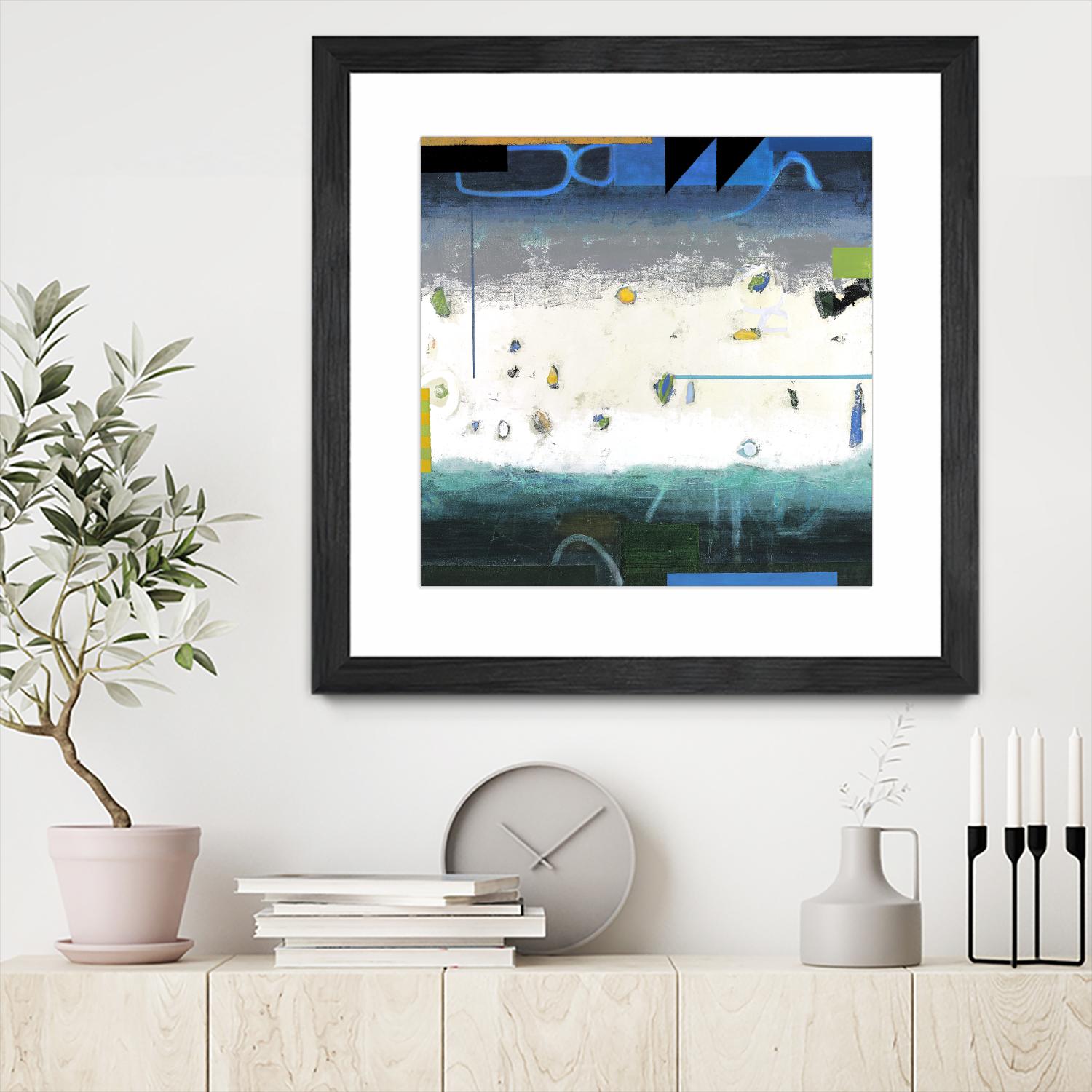 Balm 1 by David Dauncey on GIANT ART - blue abstract