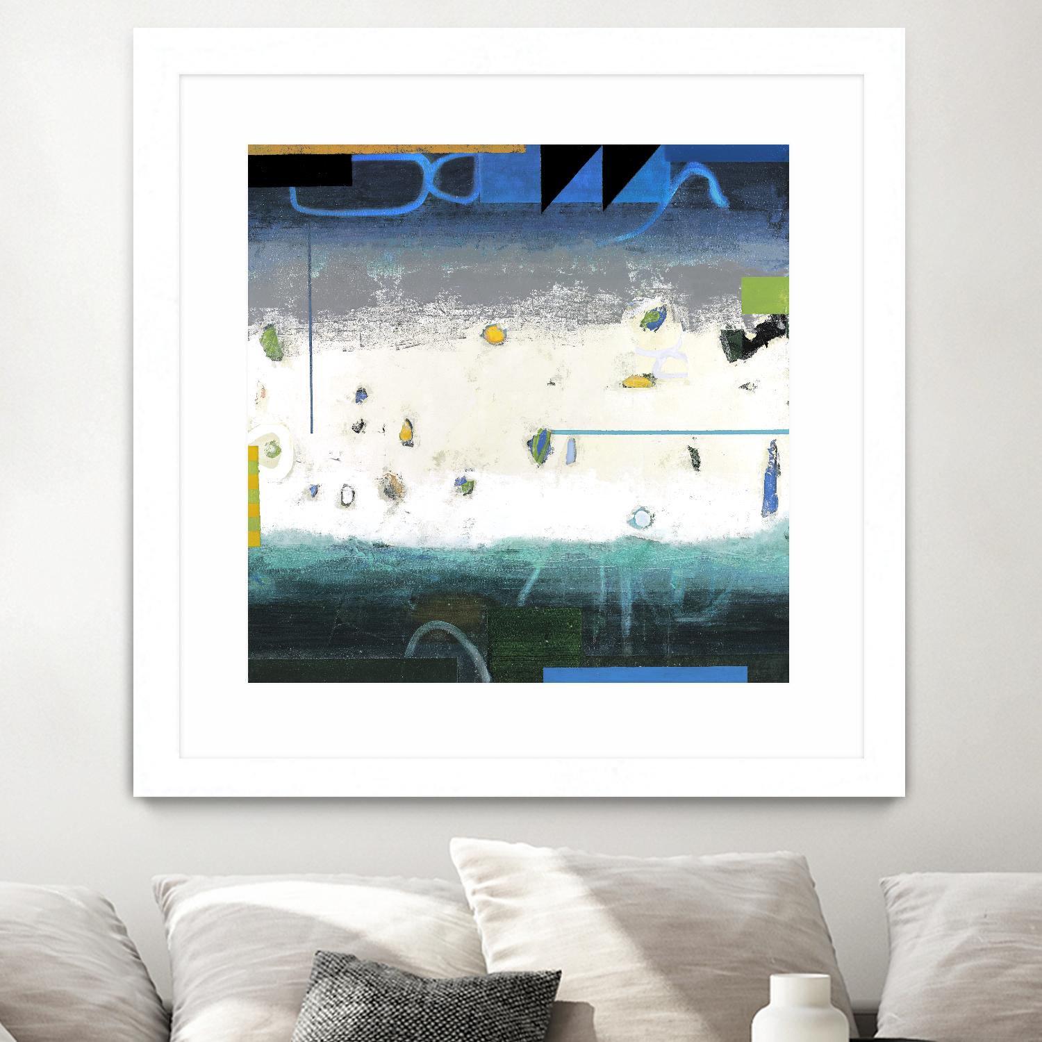 Balm 1 by David Dauncey on GIANT ART - blue abstract