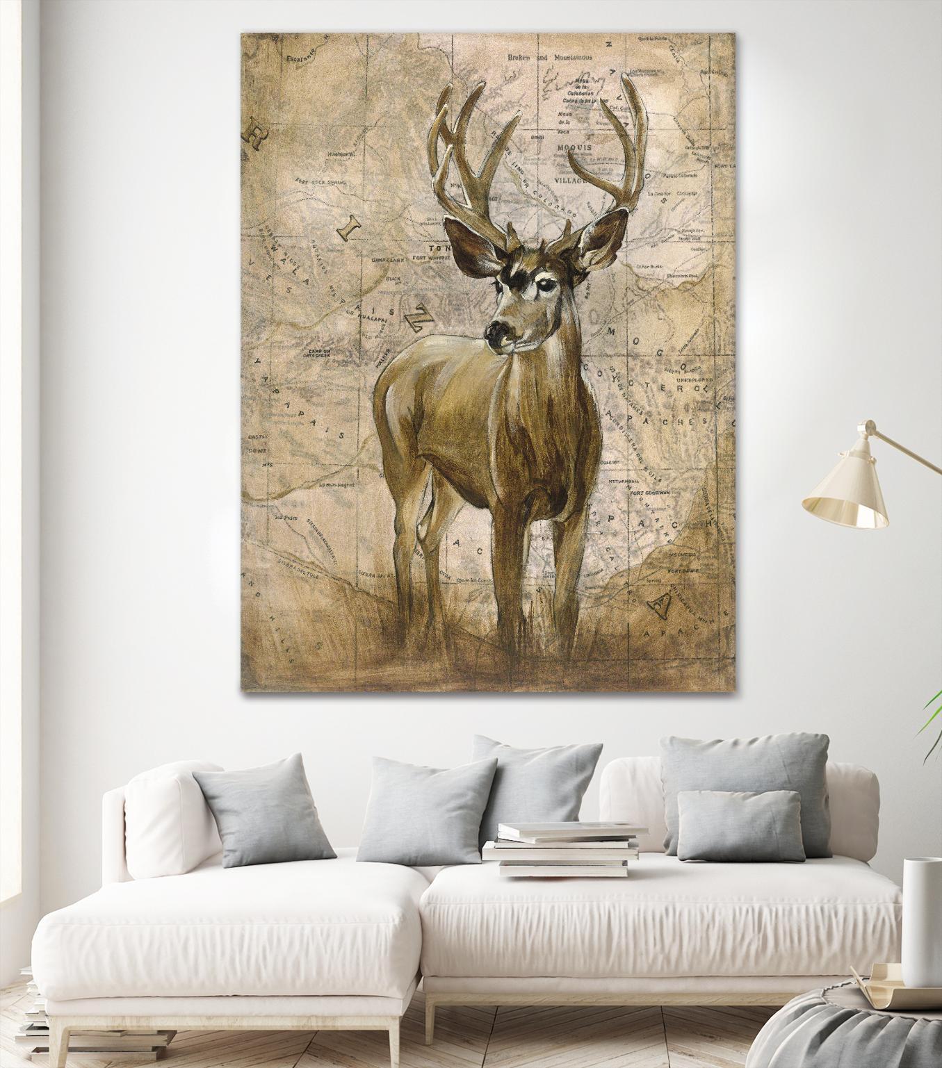 Native Spirit 1 by Elizabeth Hope on GIANT ART - beige animals