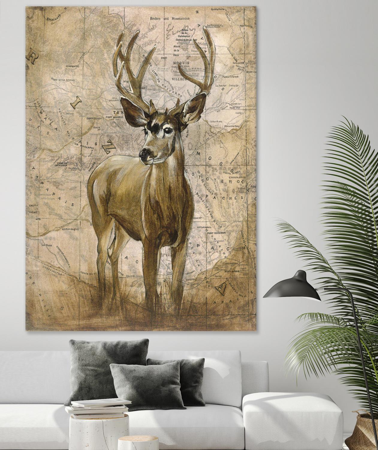 Native Spirit 1 by Elizabeth Hope on GIANT ART - beige animals