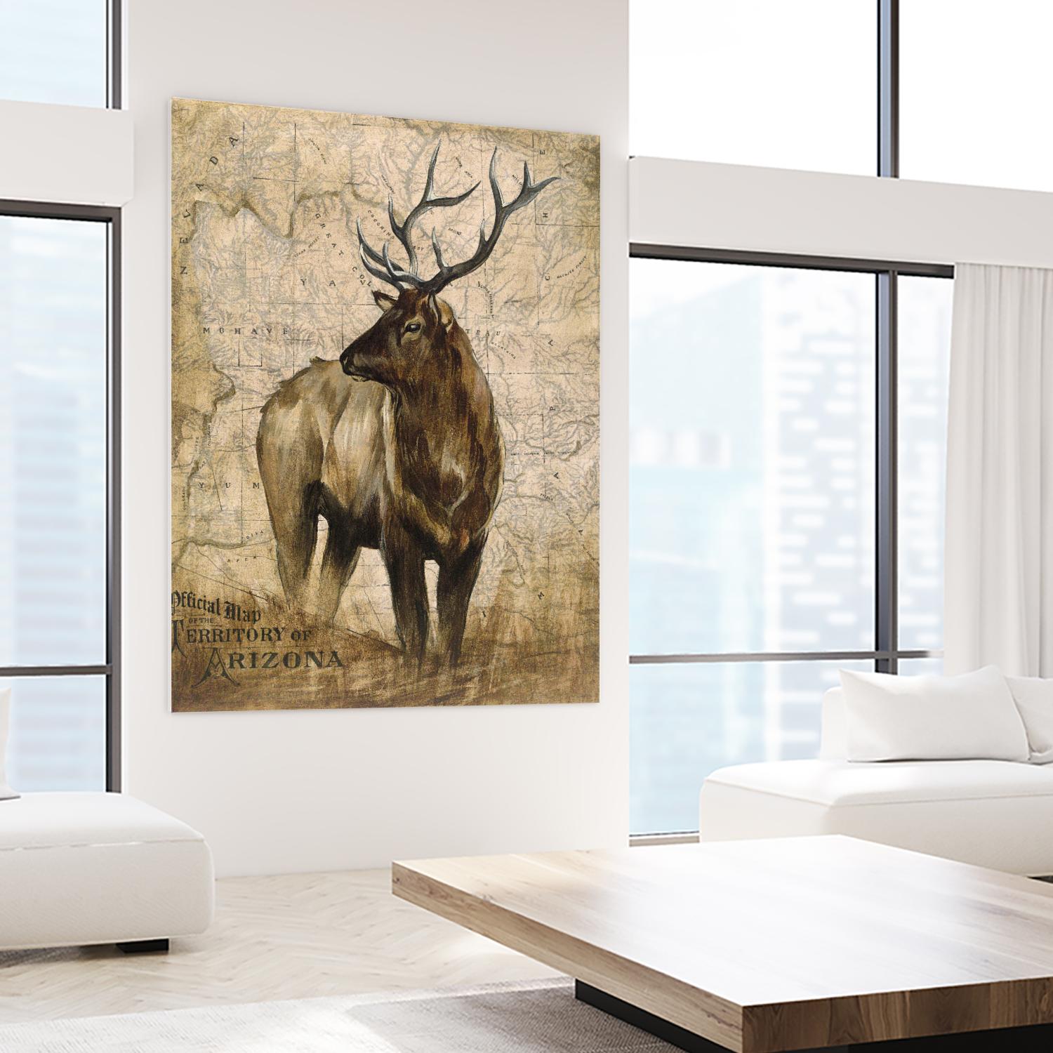 Native Spirit 2 by Elizabeth Hope on GIANT ART - beige animals