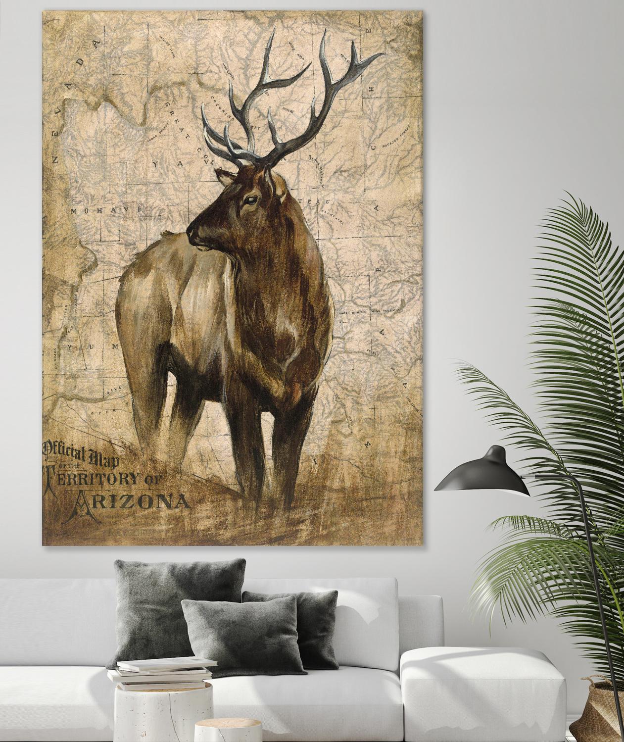 Native Spirit 2 by Elizabeth Hope on GIANT ART - beige animals