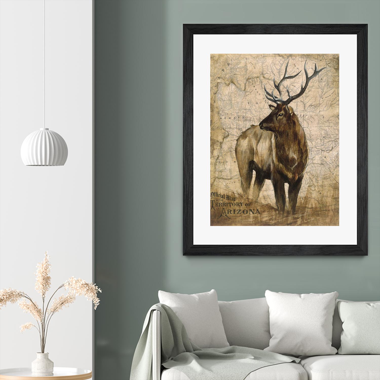 Native Spirit 2 by Elizabeth Hope on GIANT ART - beige animals