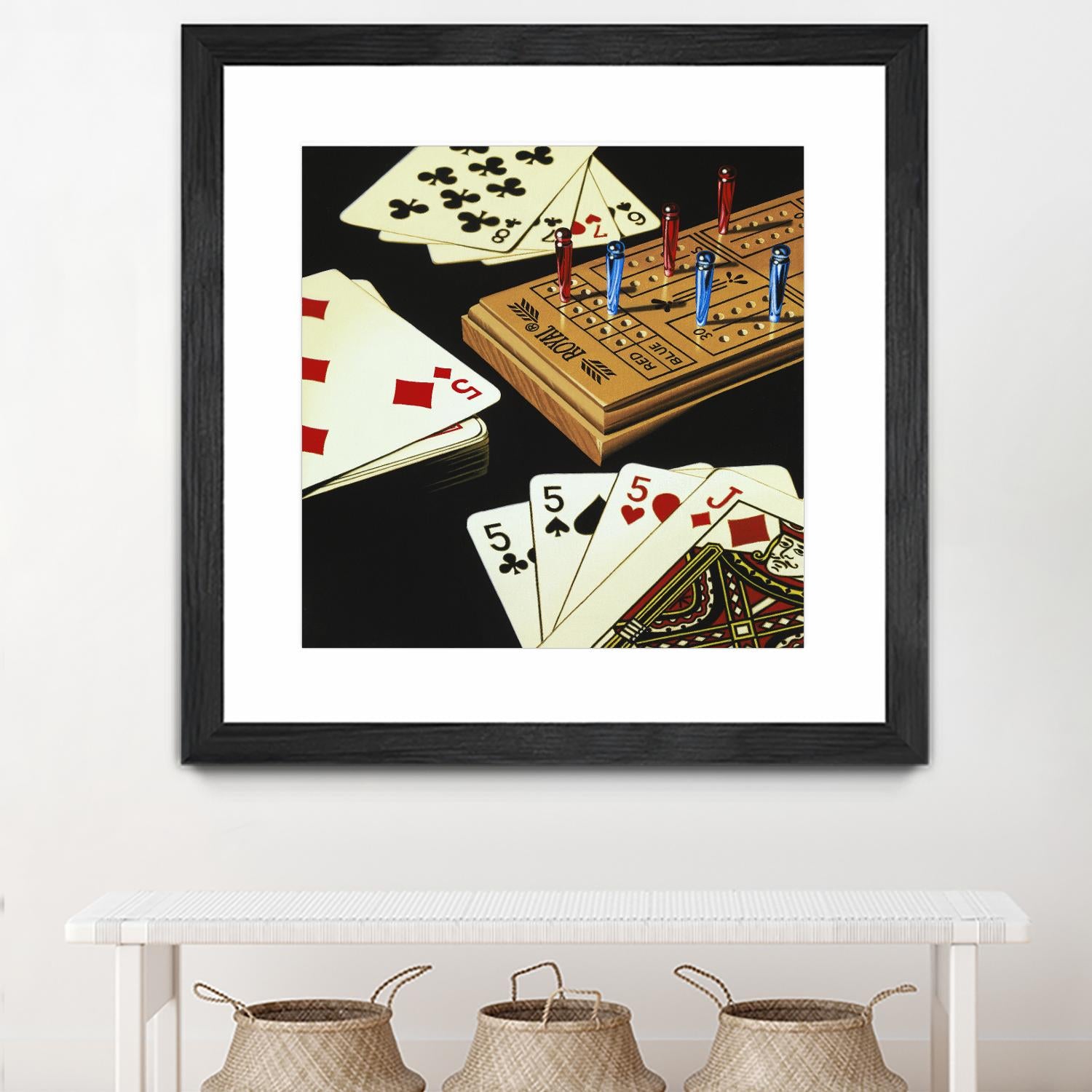Cribbage by Ray Pelley on GIANT ART - white leisure