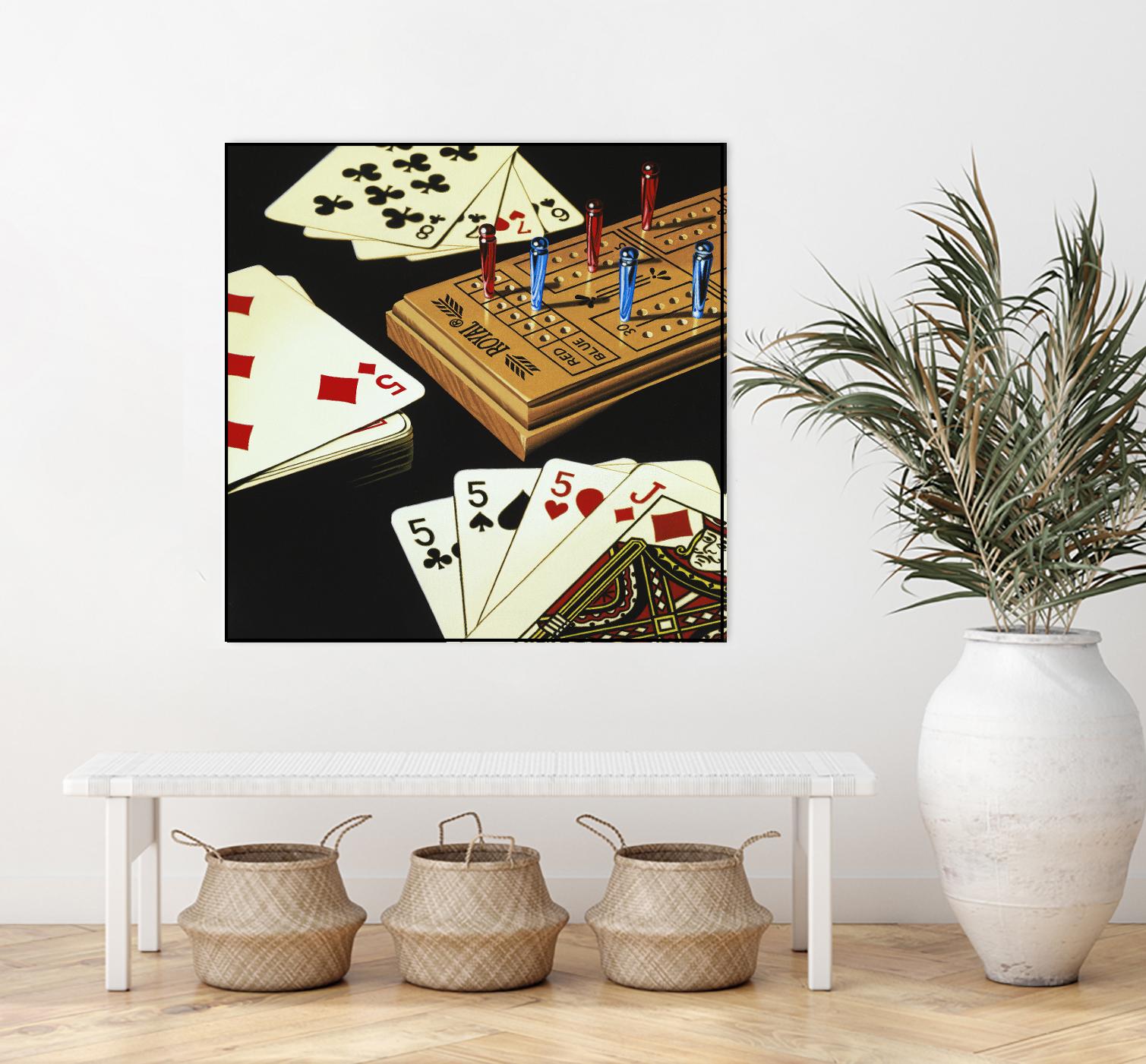 Cribbage by Ray Pelley on GIANT ART - white leisure