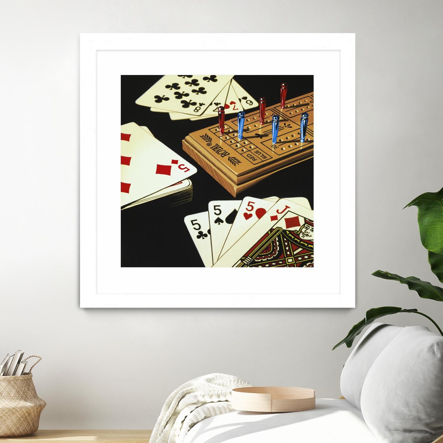 Cribbage by Ray Pelley on GIANT ART - white leisure