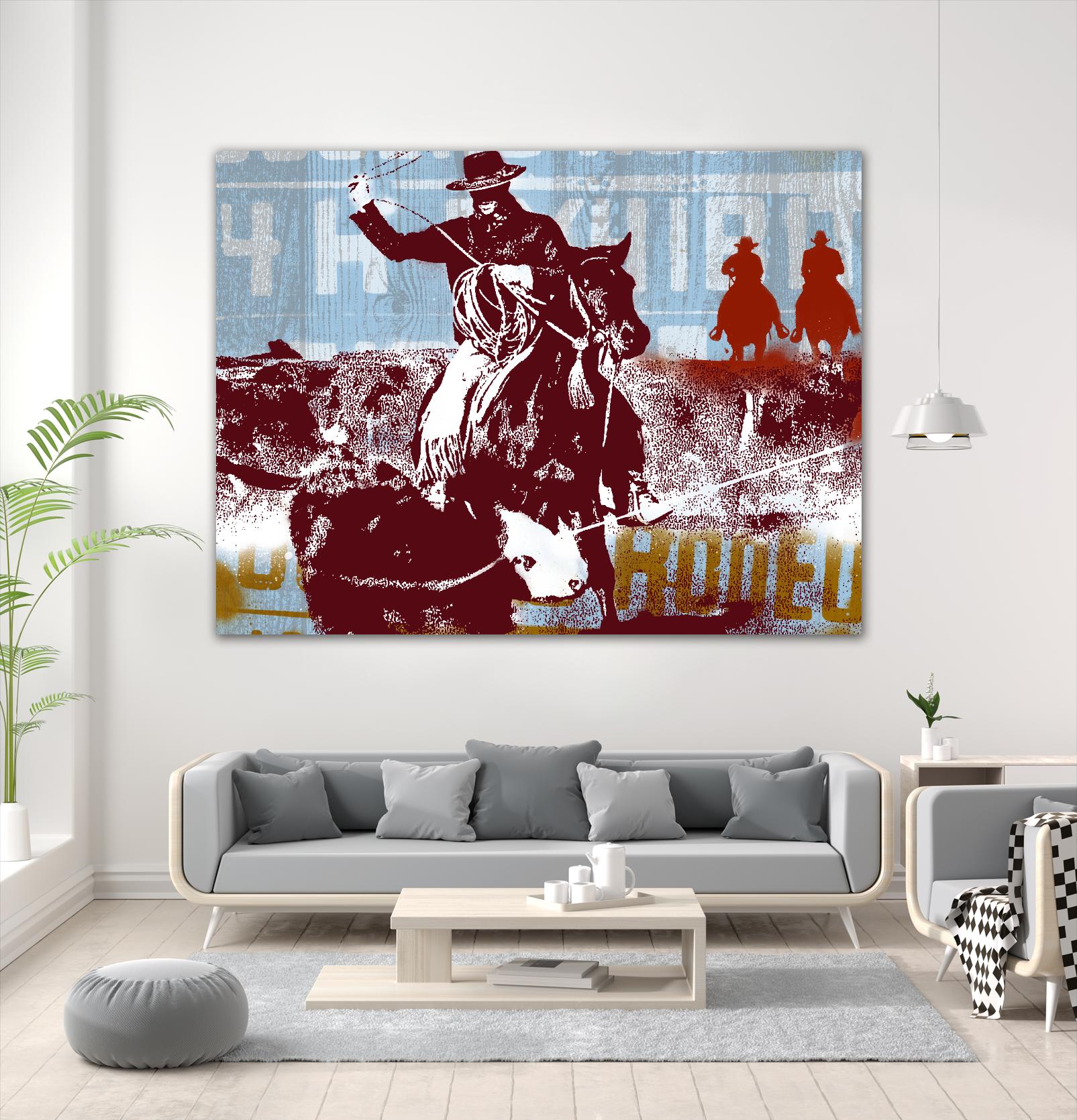 Americana 2 by JB Hall on GIANT ART - blue country look