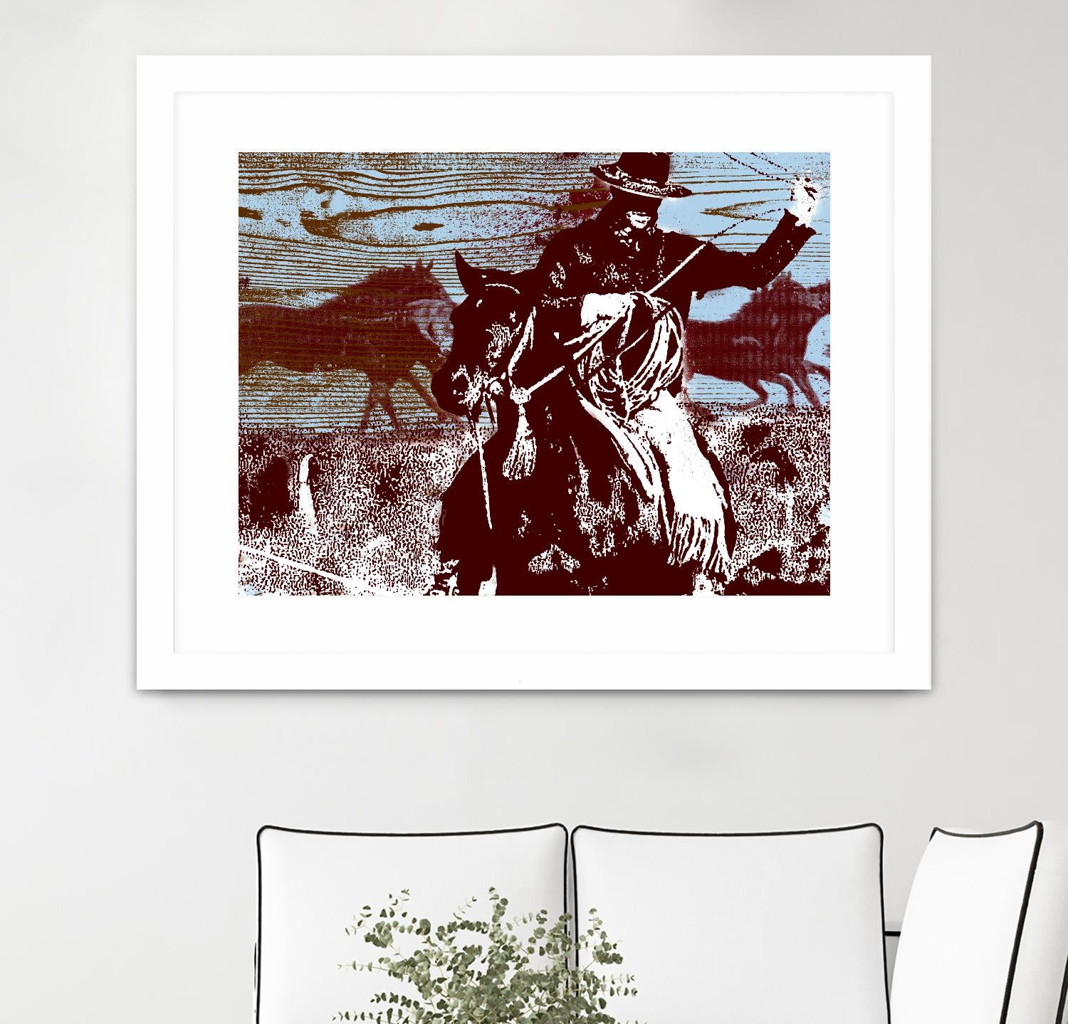 Americana 3 by JB Hall on GIANT ART - blue country look