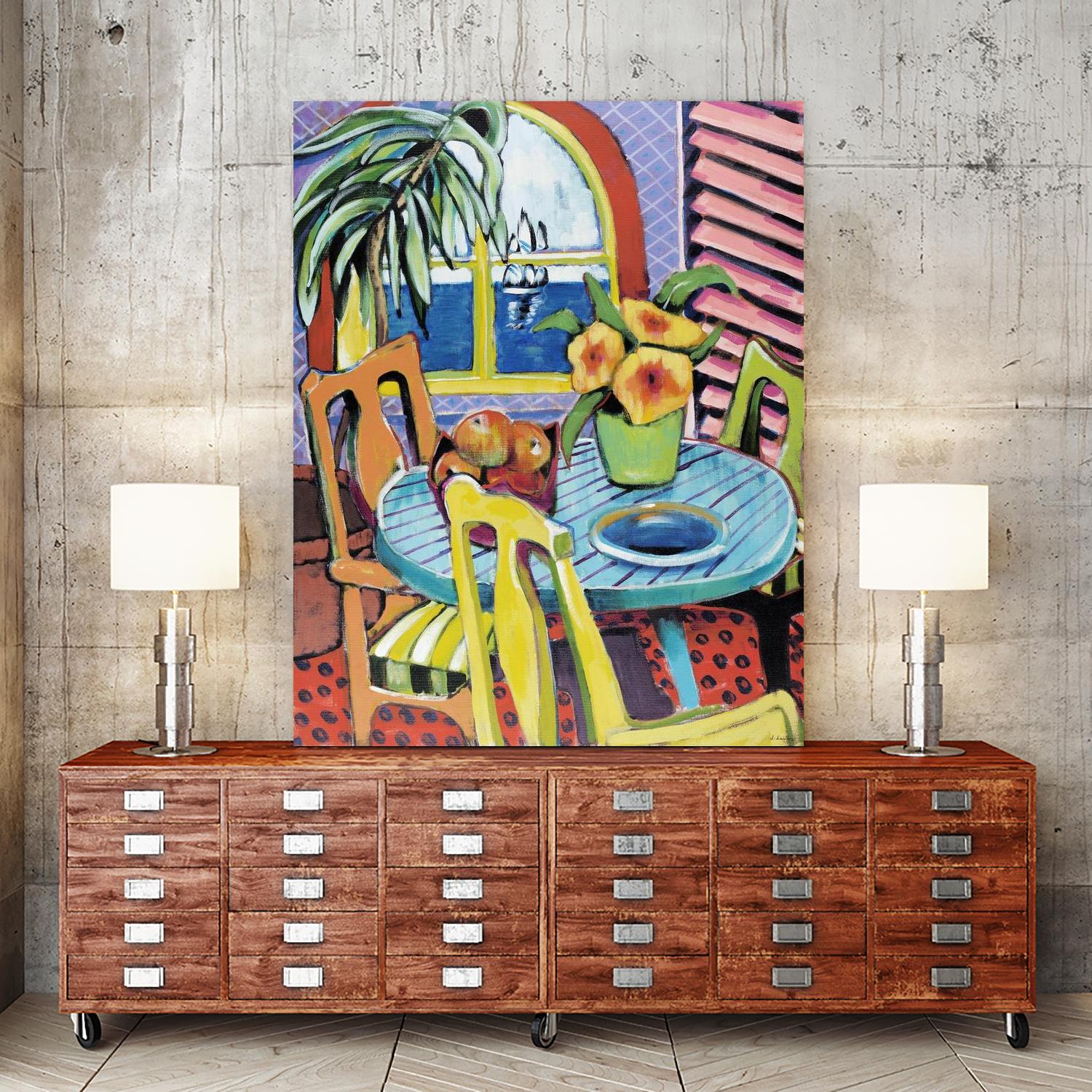 Bayview 2 by David Dauncey on GIANT ART - yellow contemporary