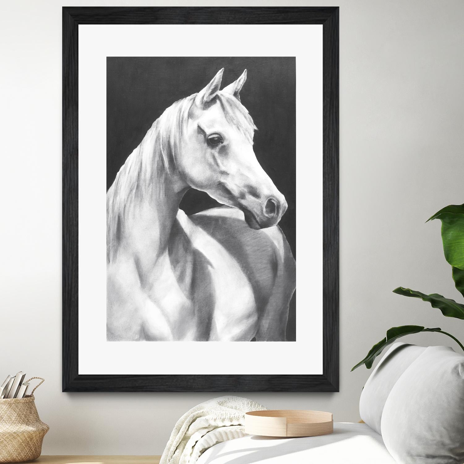 Return To Me 1 by Sarah Helser on GIANT ART - white animals