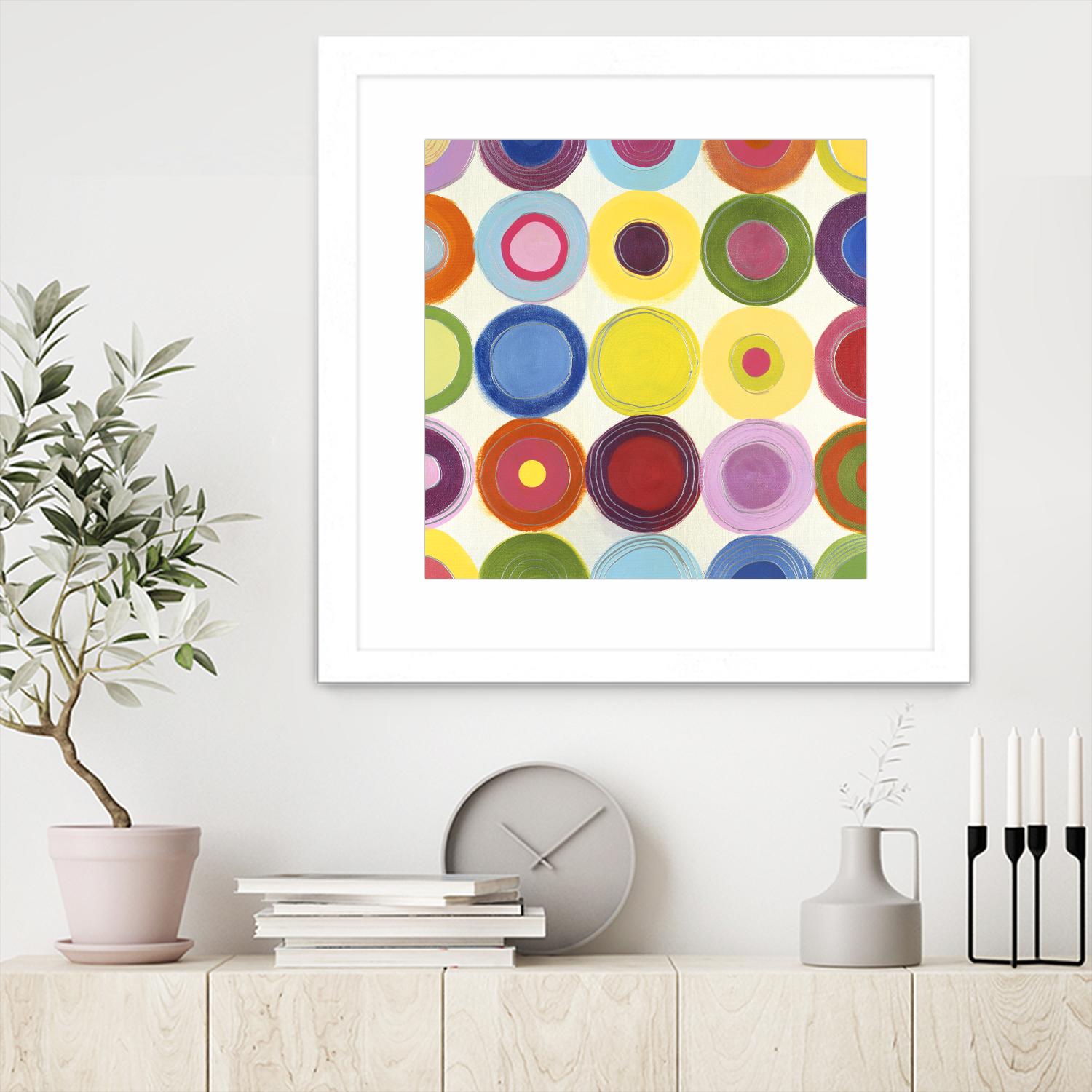 Life is a Beach 1 by Mary Calkins on GIANT ART - red abstract