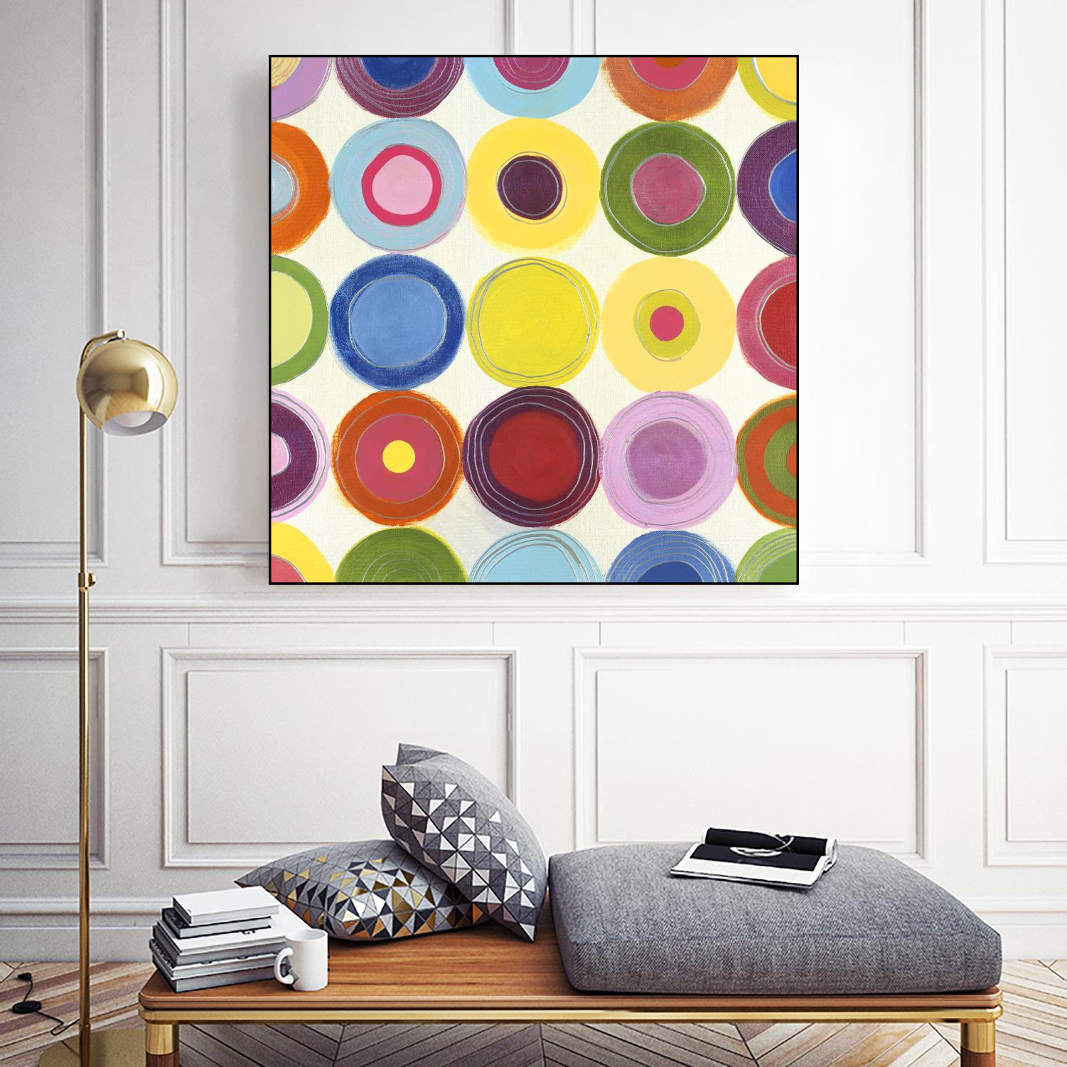 Life is a Beach 1 by Mary Calkins on GIANT ART - red abstract