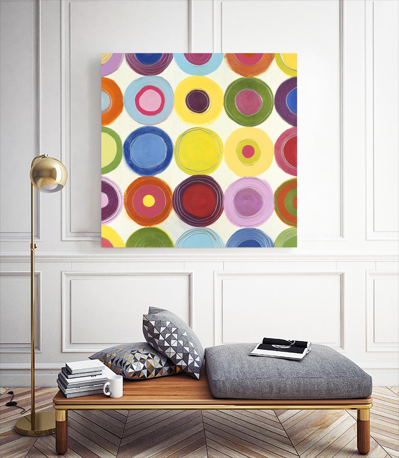 Life is a Beach 1 by Mary Calkins on GIANT ART - red abstract