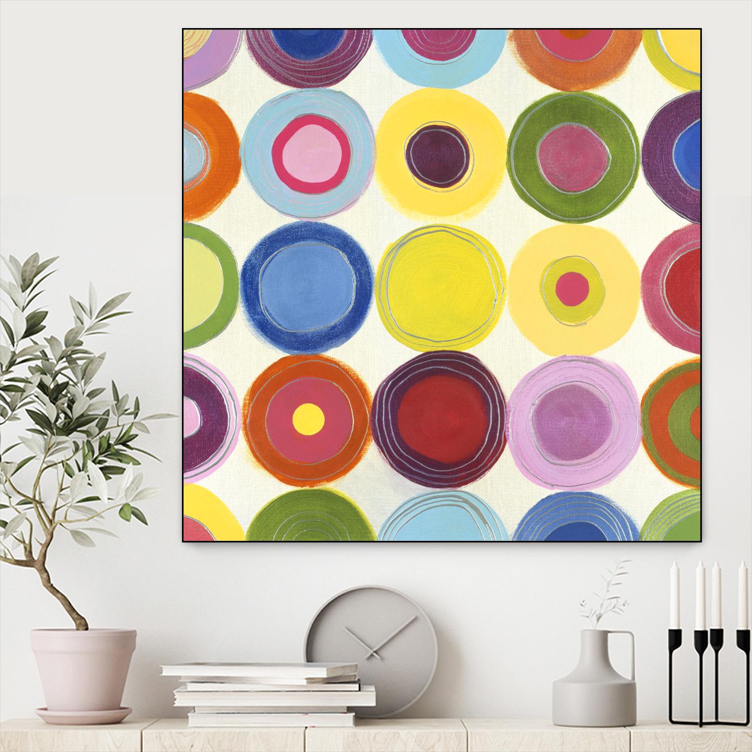 Life is a Beach 1 by Mary Calkins on GIANT ART - red abstract