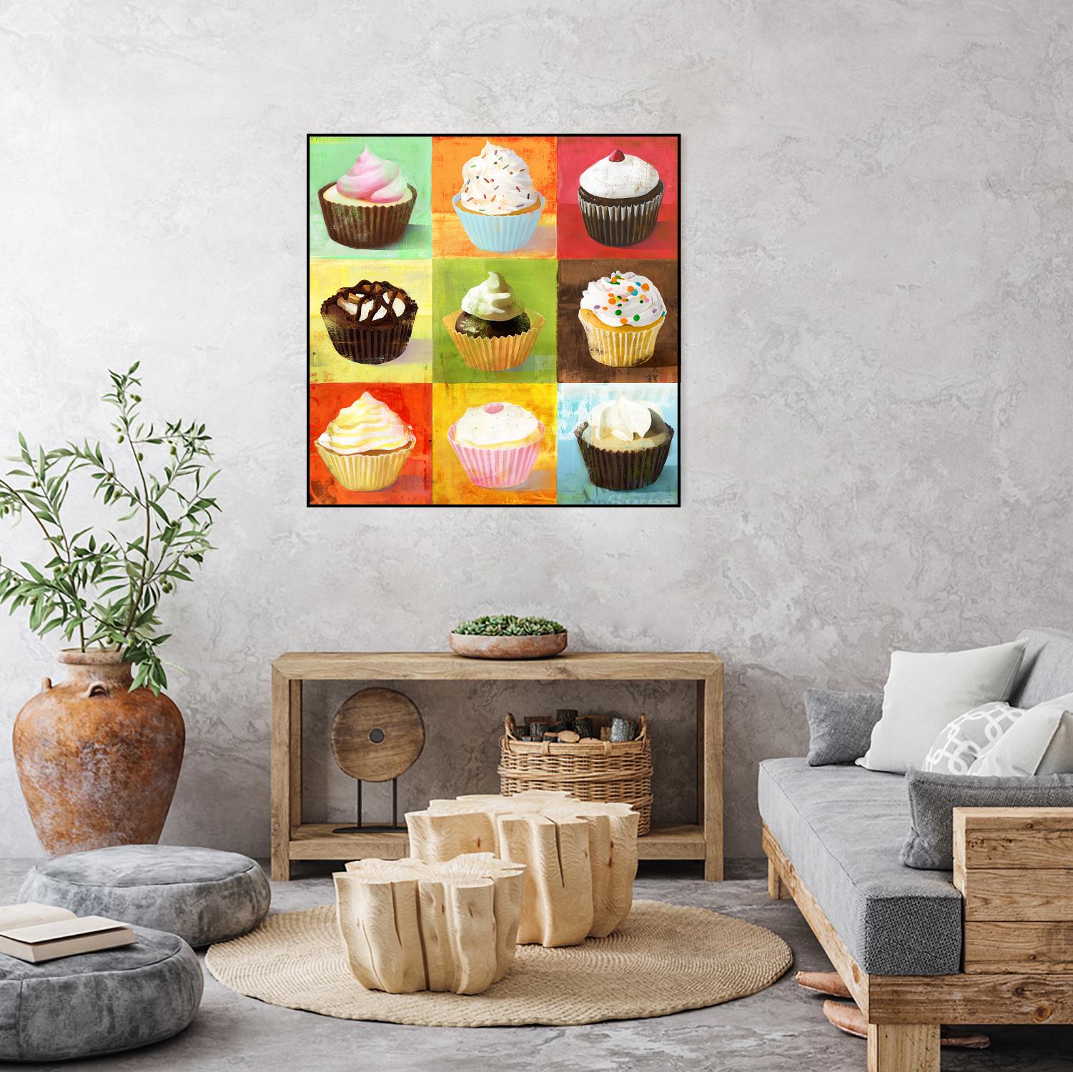 Enjoy Cupcakes by Cory Steffen on GIANT ART - yellow fruit-food-drink