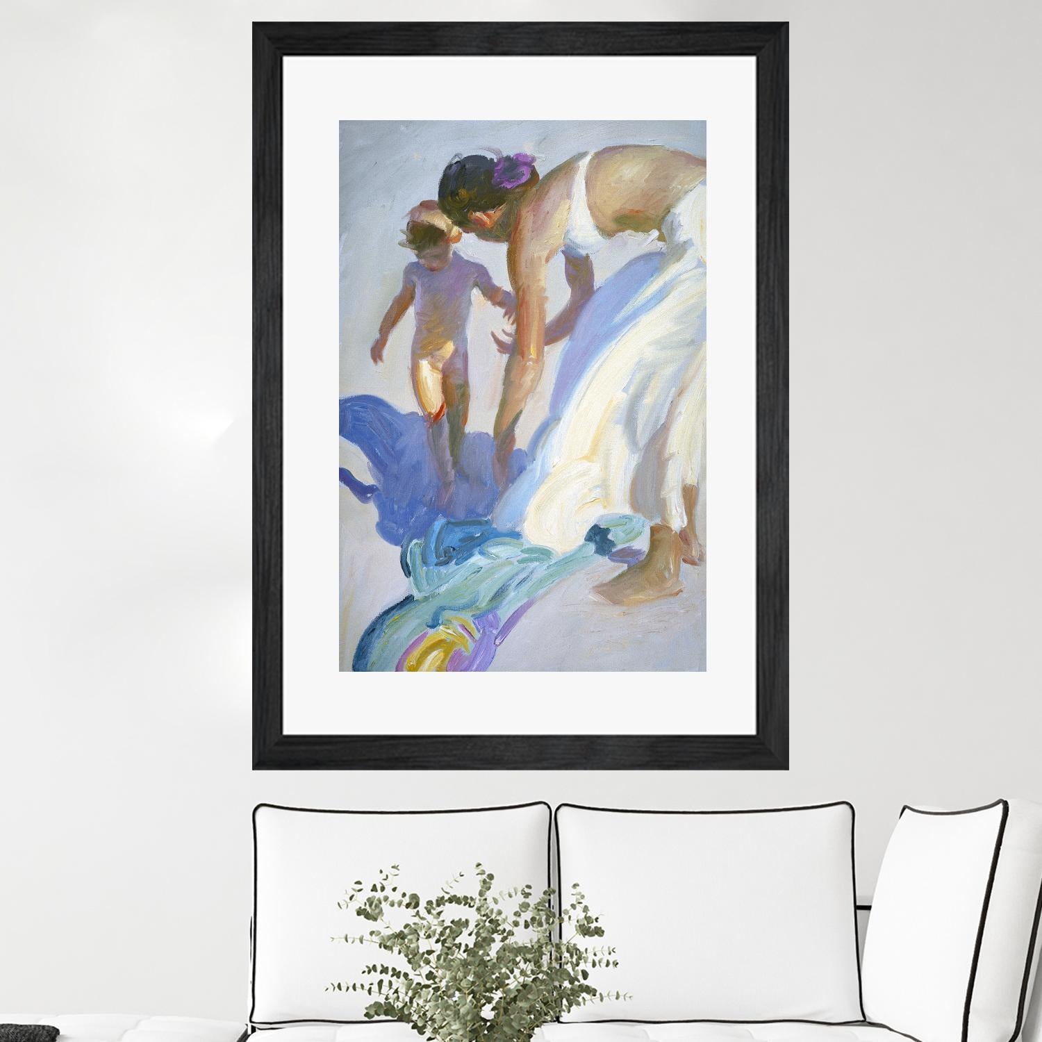 Guidance by John Asaro on GIANT ART - purple sea scene