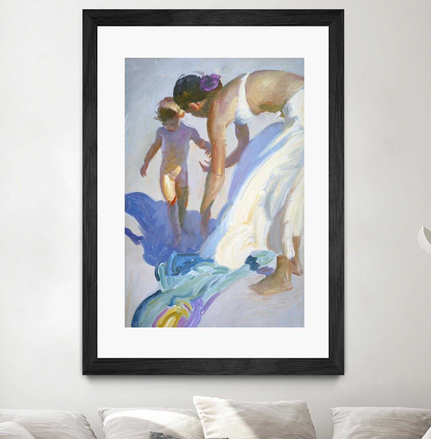 Guidance by John Asaro on GIANT ART - purple sea scene