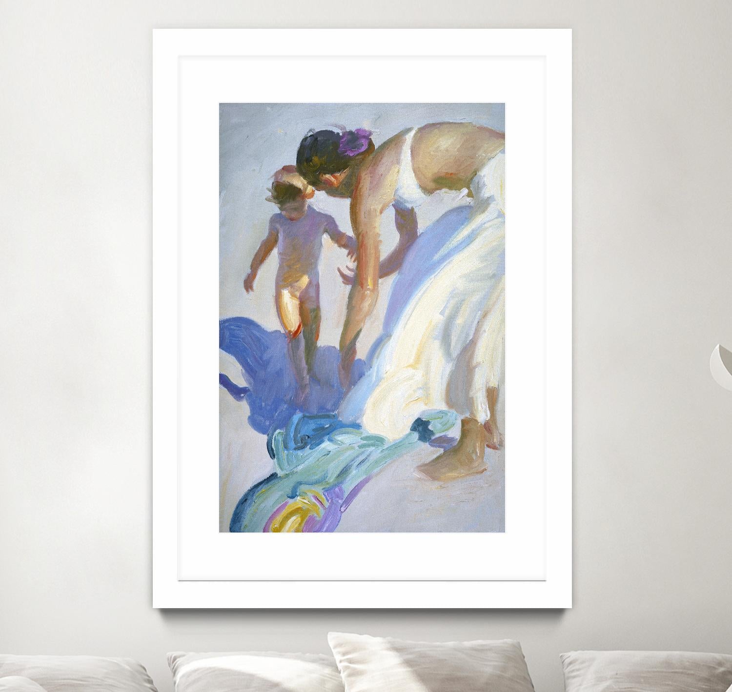 Guidance by John Asaro on GIANT ART - purple sea scene