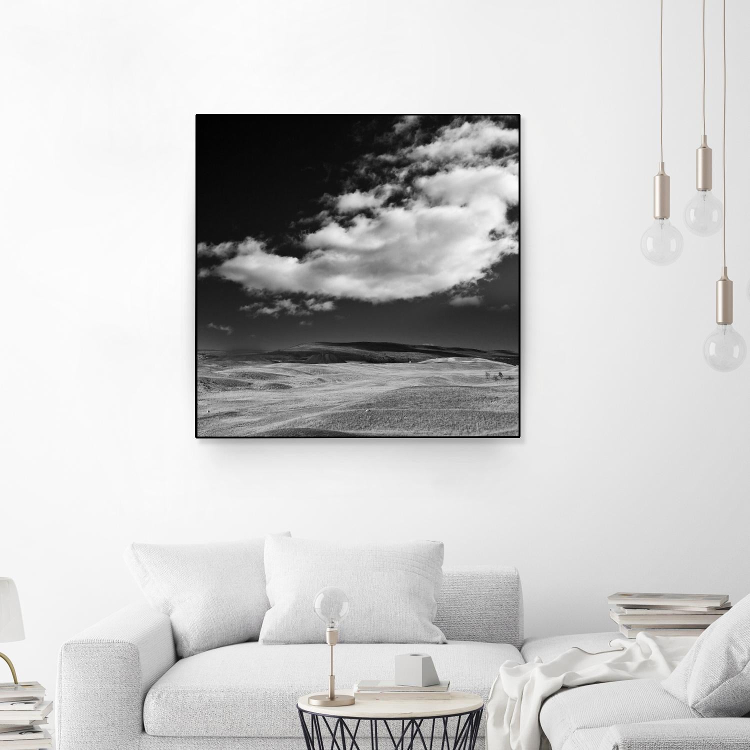 Field with Clouds by Jamie Cook on GIANT ART - white landscape