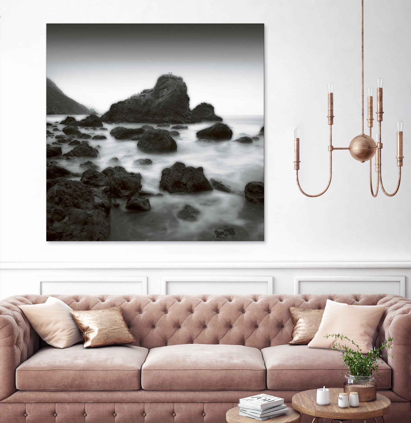 Ocean Rocks Muir Beach by Jamie Cook on GIANT ART - white sea scene