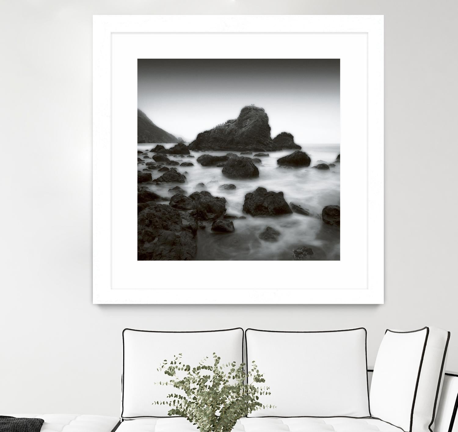 Ocean Rocks Muir Beach by Jamie Cook on GIANT ART - white sea scene