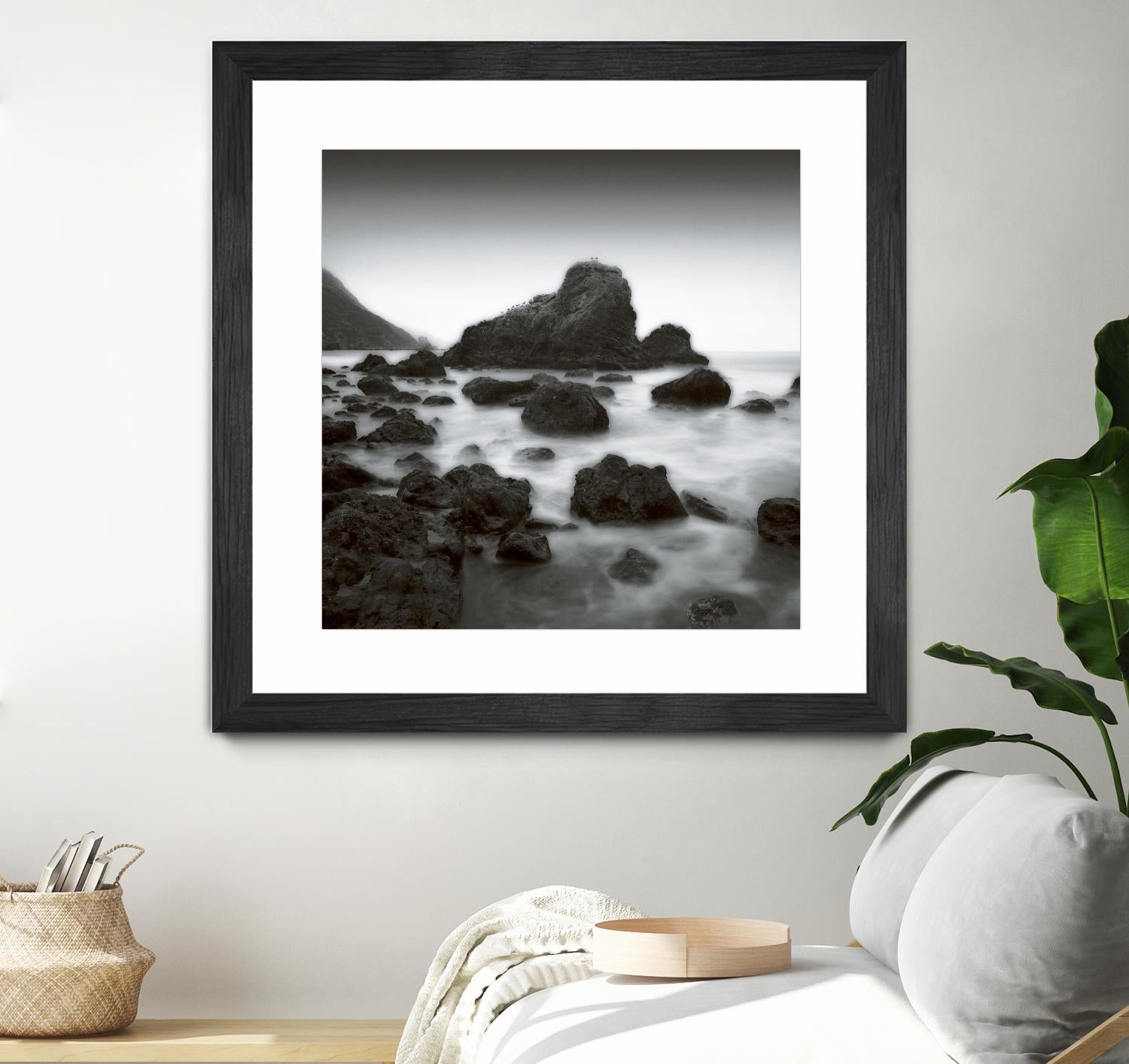 Ocean Rocks Muir Beach by Jamie Cook on GIANT ART - white sea scene