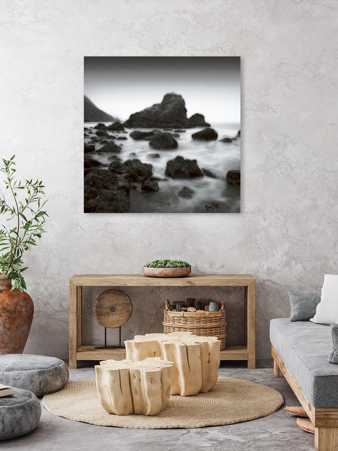 Ocean Rocks Muir Beach by Jamie Cook on GIANT ART - white sea scene
