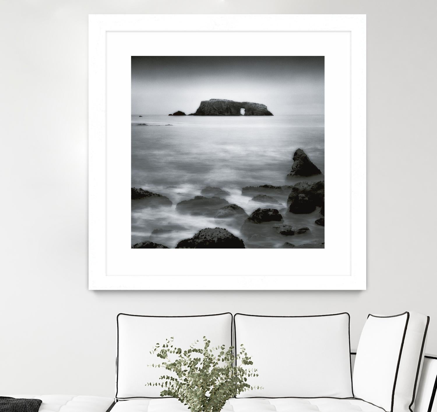 Sea Stack by Jamie Cook on GIANT ART - white sea scene