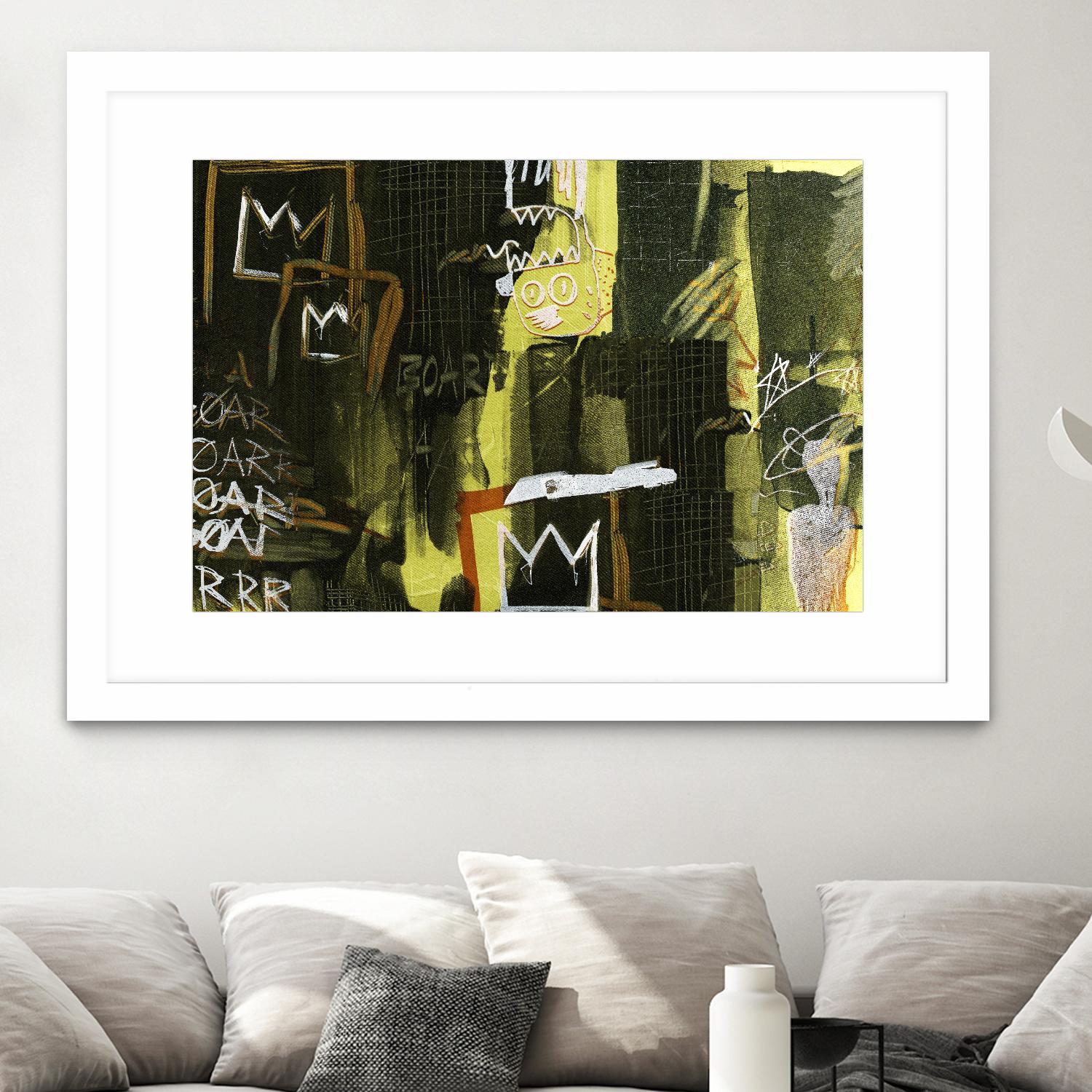 Graffiti by Tracy Hiner on GIANT ART - black contemporary