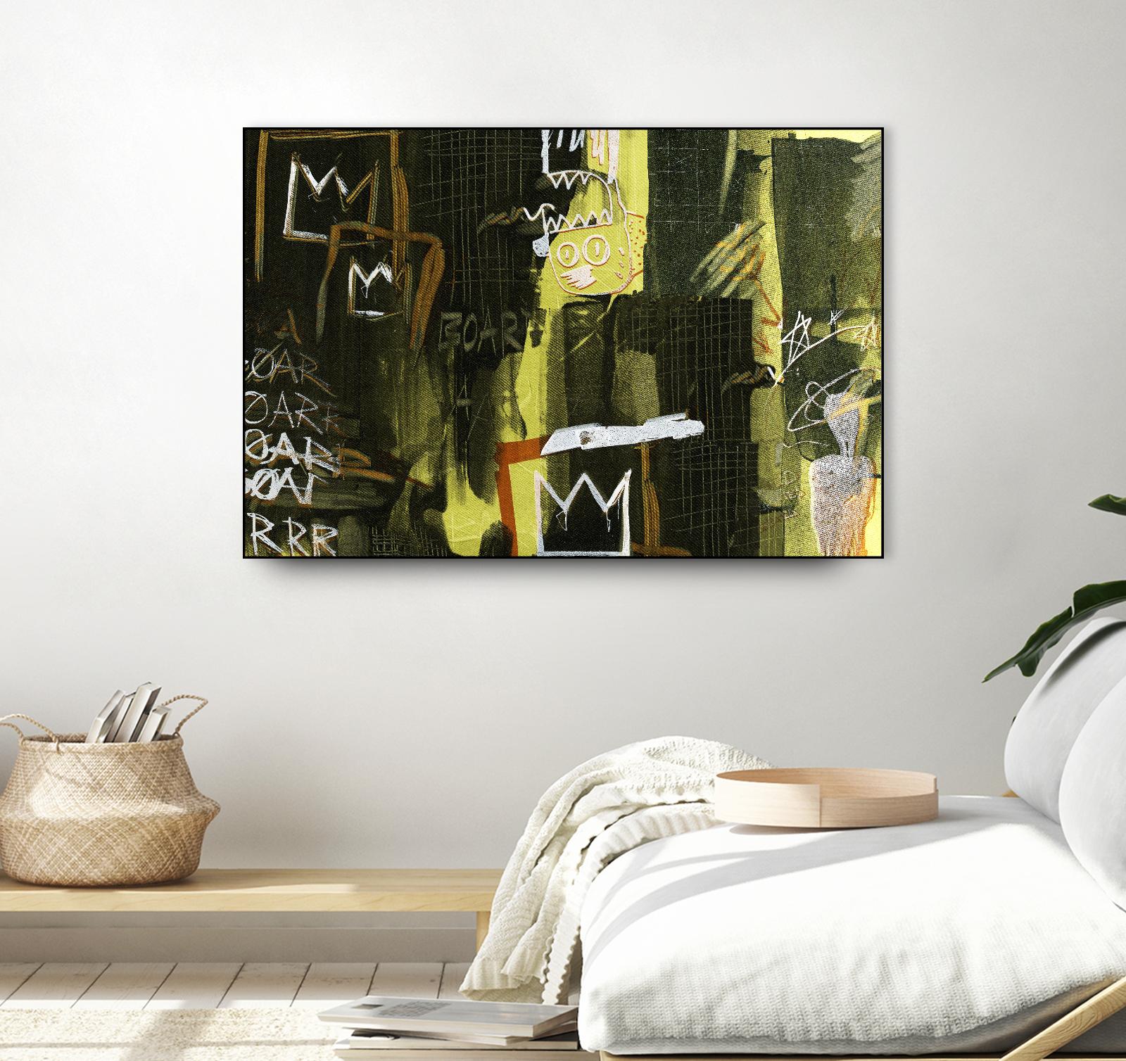 Graffiti by Tracy Hiner on GIANT ART - black contemporary