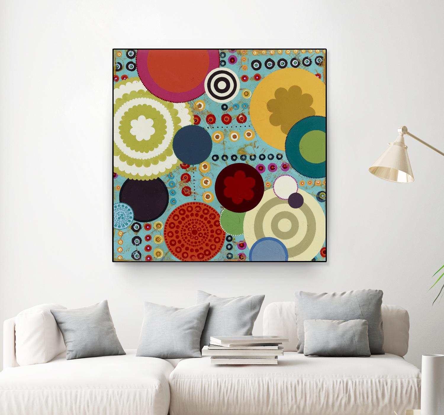 Fiesta 1 by Lisa Kesler on GIANT ART - red contemporary