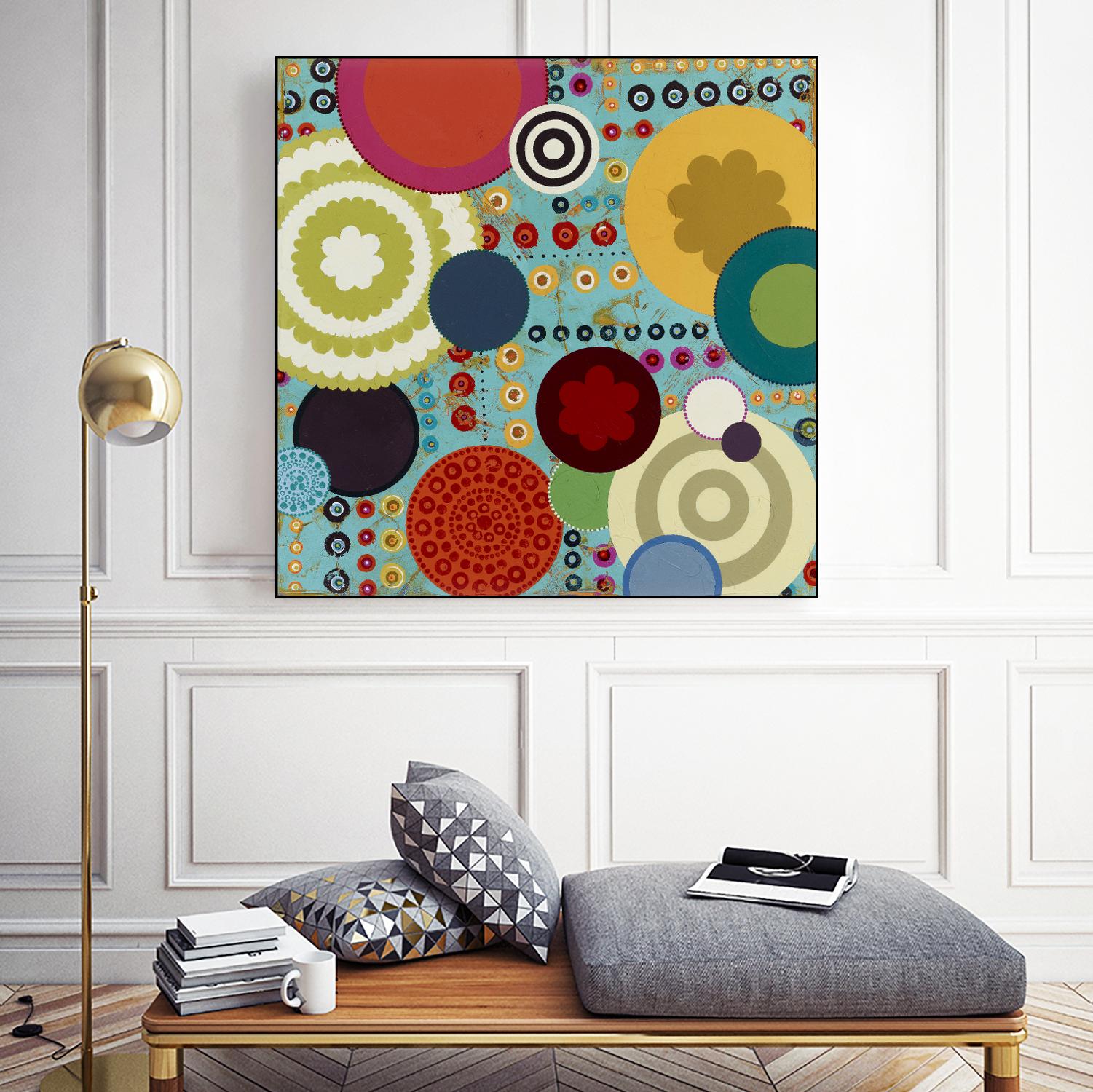 Fiesta 1 by Lisa Kesler on GIANT ART - red contemporary