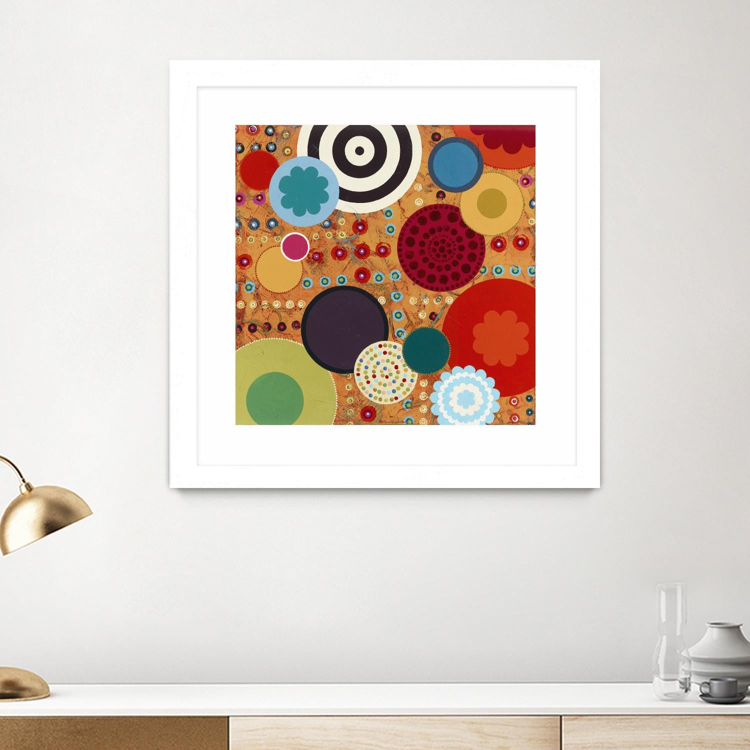 Fiesta 2 by Lisa Kesler on GIANT ART - red contemporary