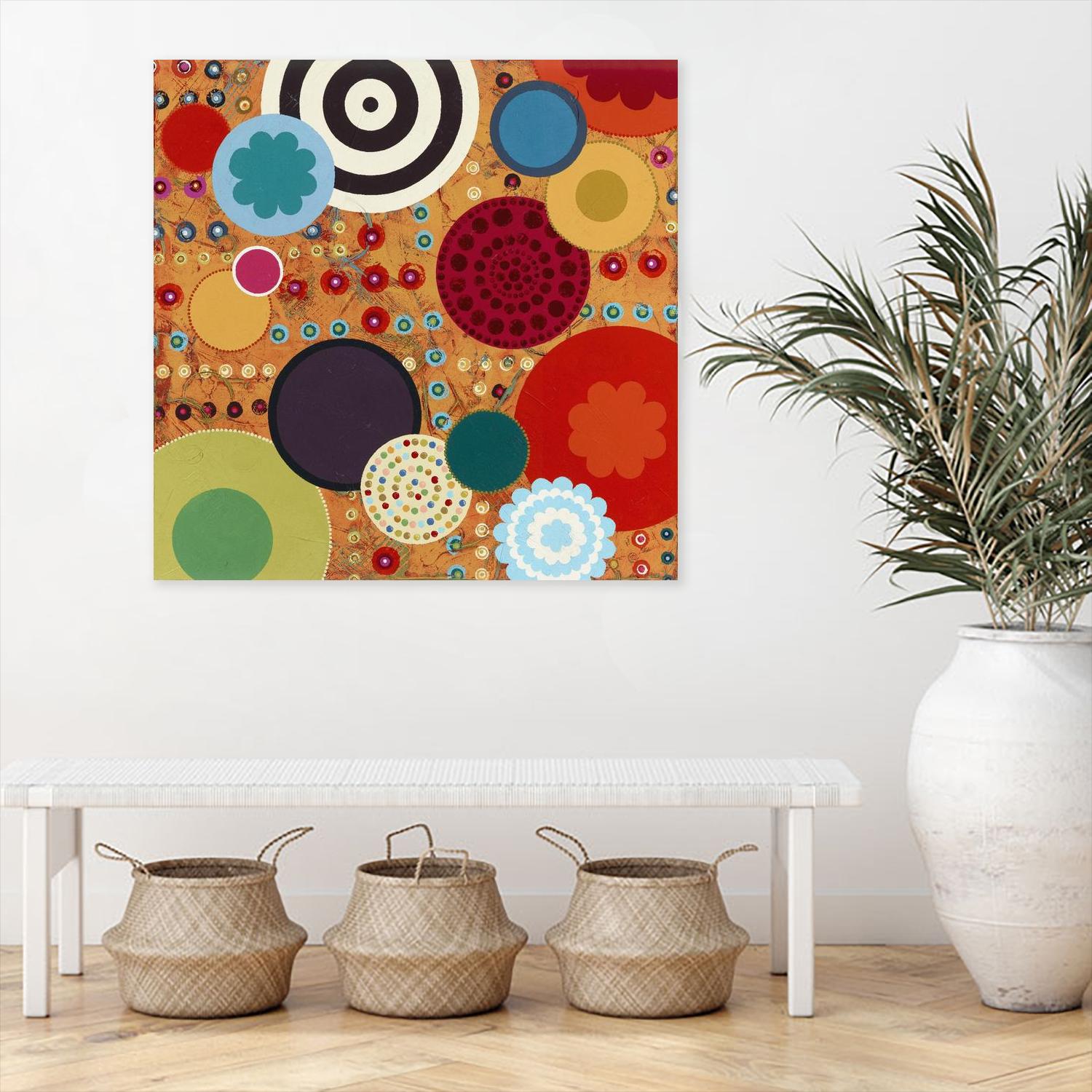 Fiesta 2 by Lisa Kesler on GIANT ART - red contemporary
