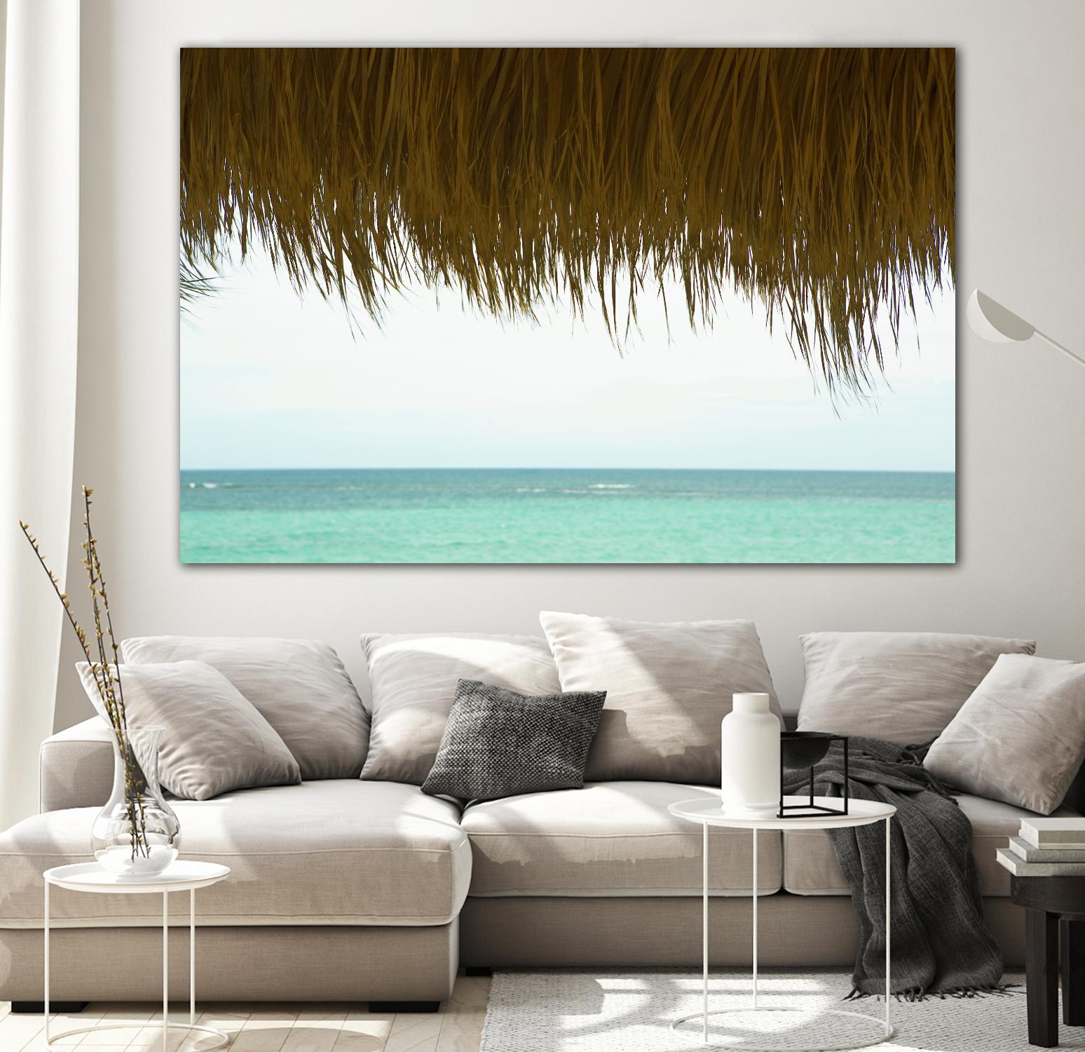 Palapa by Acer Images on GIANT ART - blue sea scene