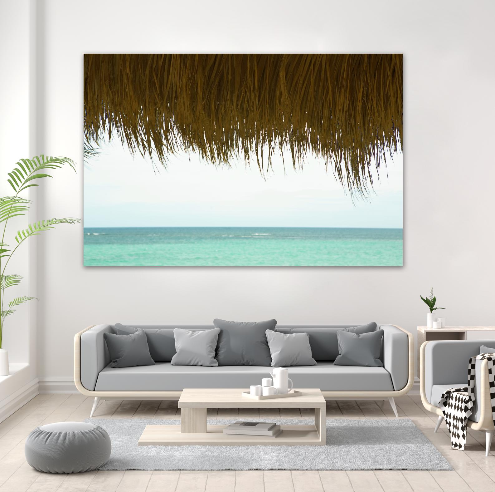 Palapa by Acer Images on GIANT ART - blue sea scene