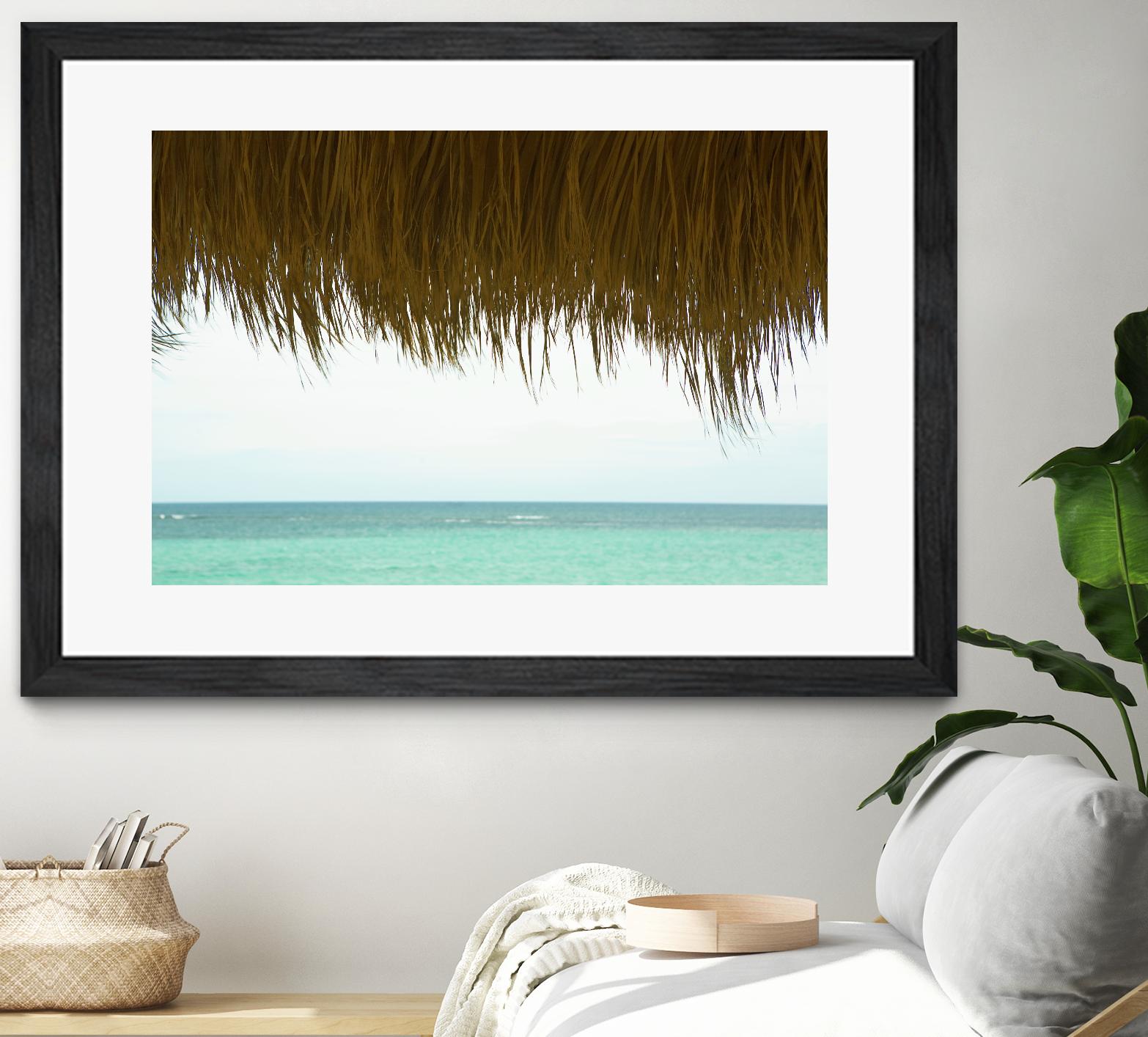 Palapa by Acer Images on GIANT ART - blue sea scene